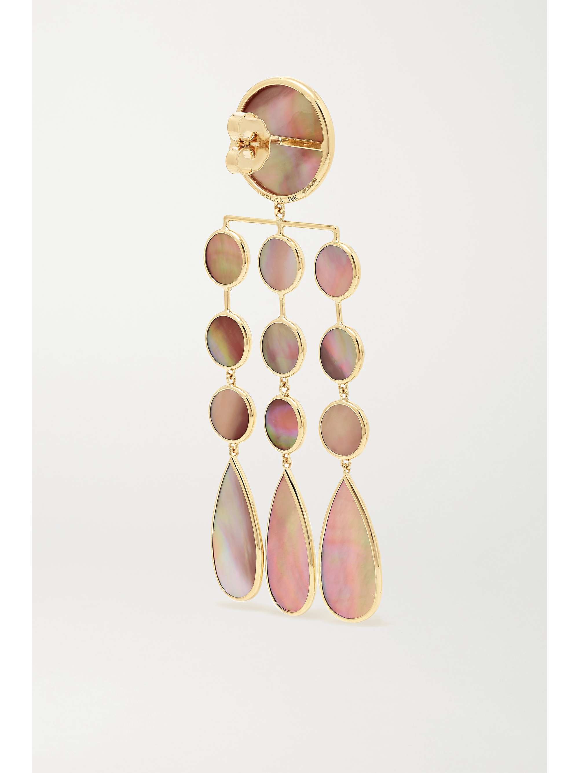 IPPOLITA Polished Rock Candy 18-karat gold shell earrings