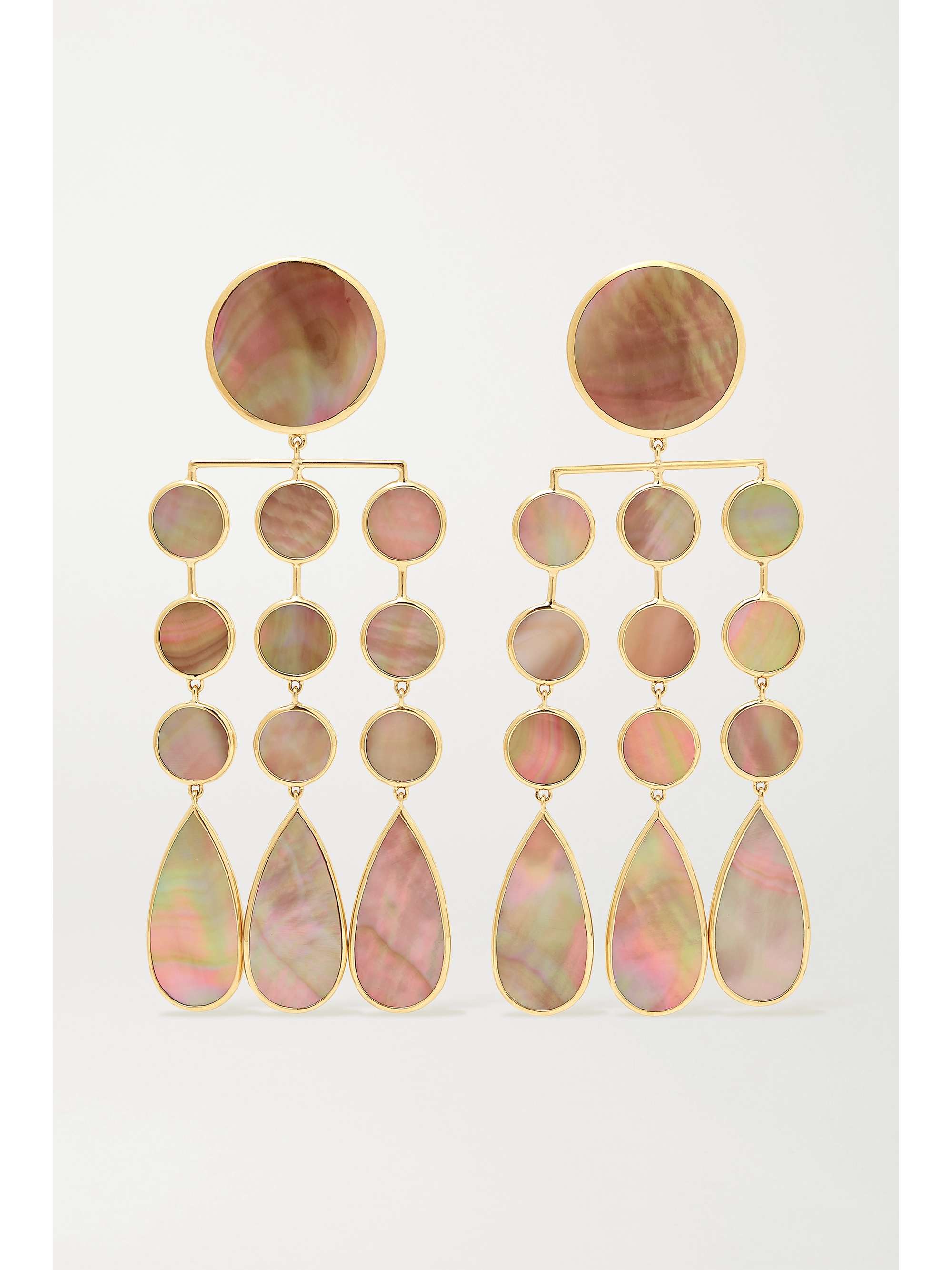 IPPOLITA Polished Rock Candy 18-karat gold shell earrings