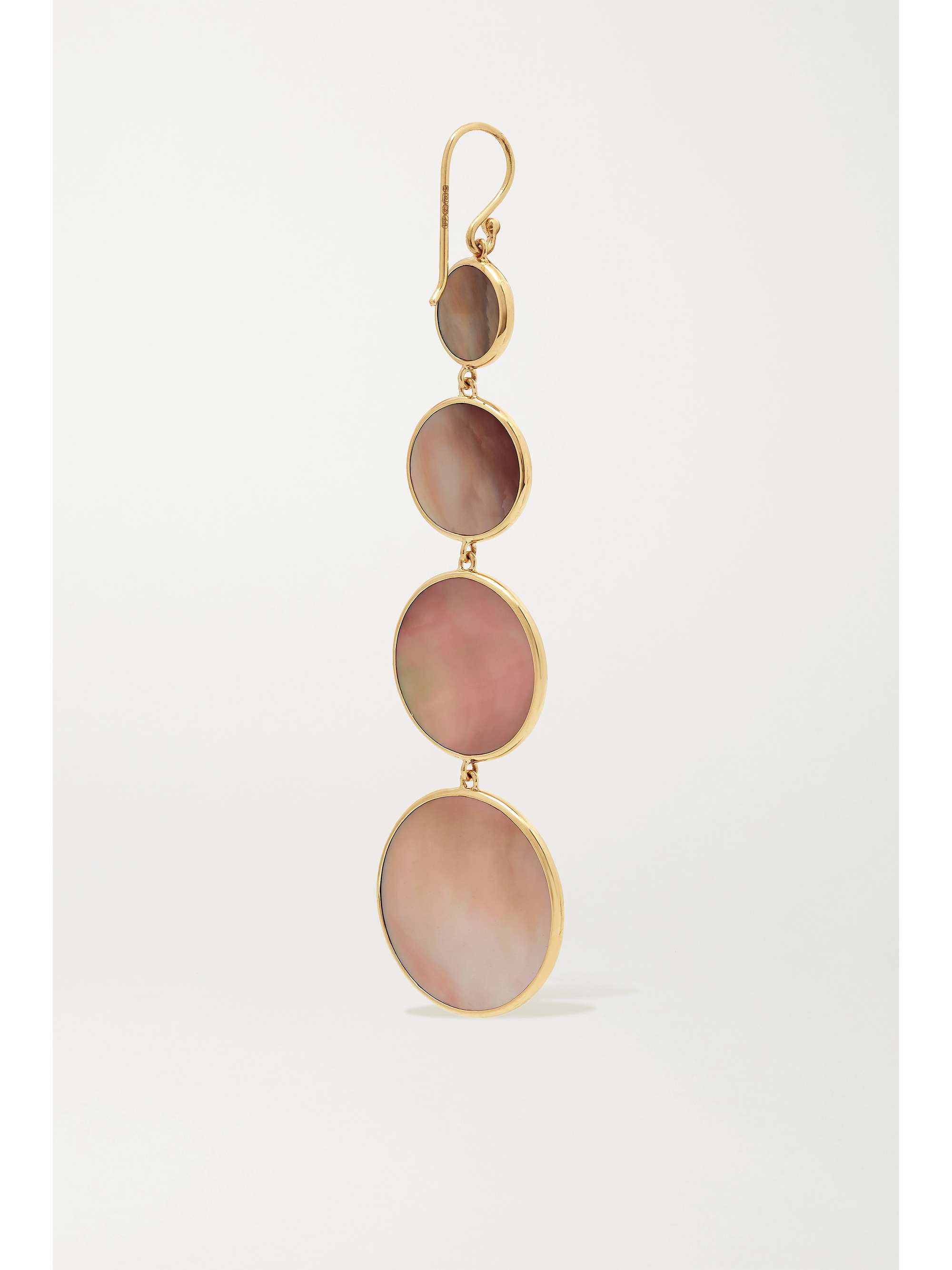 IPPOLITA Polished Rock Candy 18-karat gold shell earrings