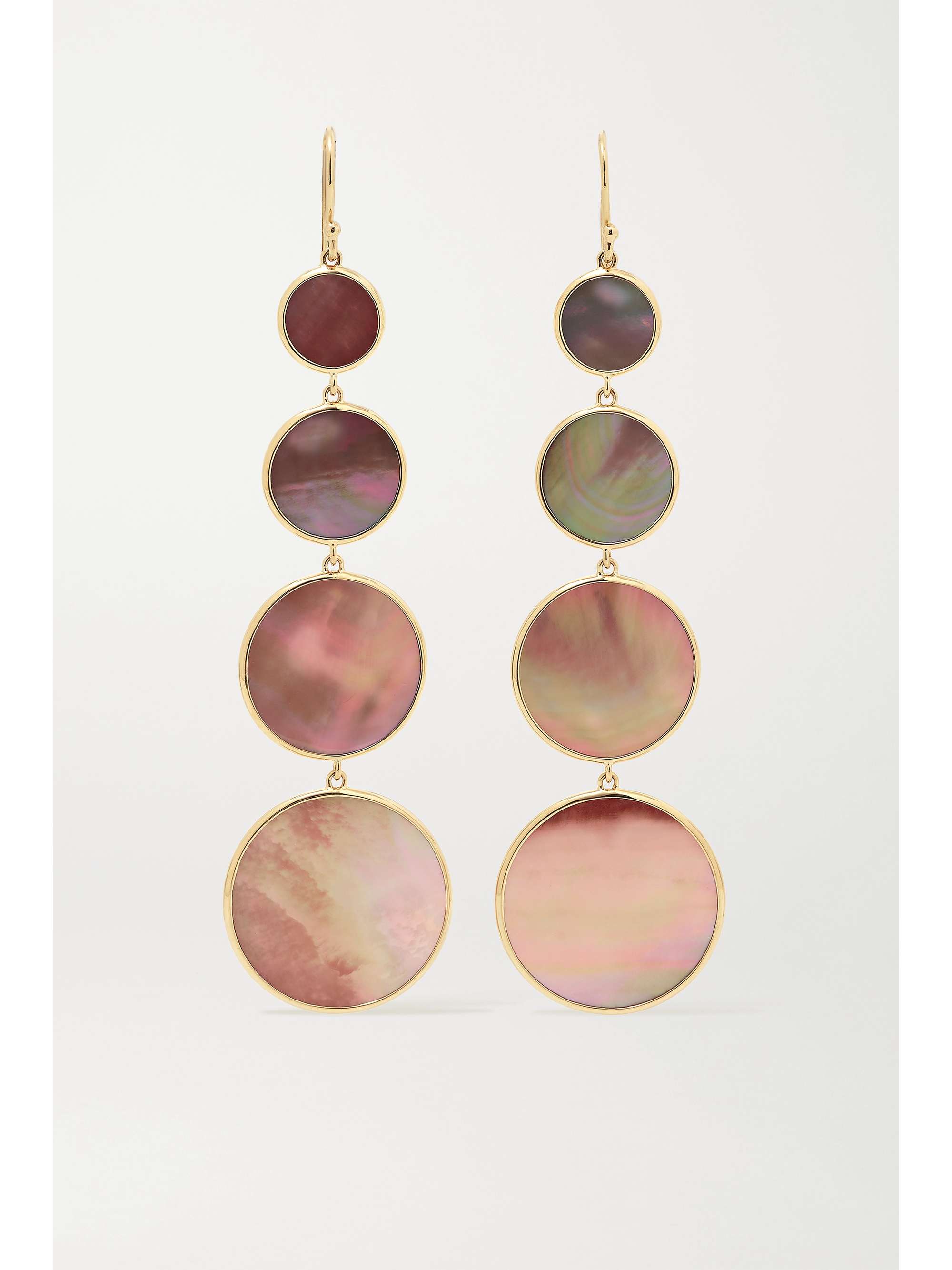 IPPOLITA Polished Rock Candy 18-karat gold shell earrings