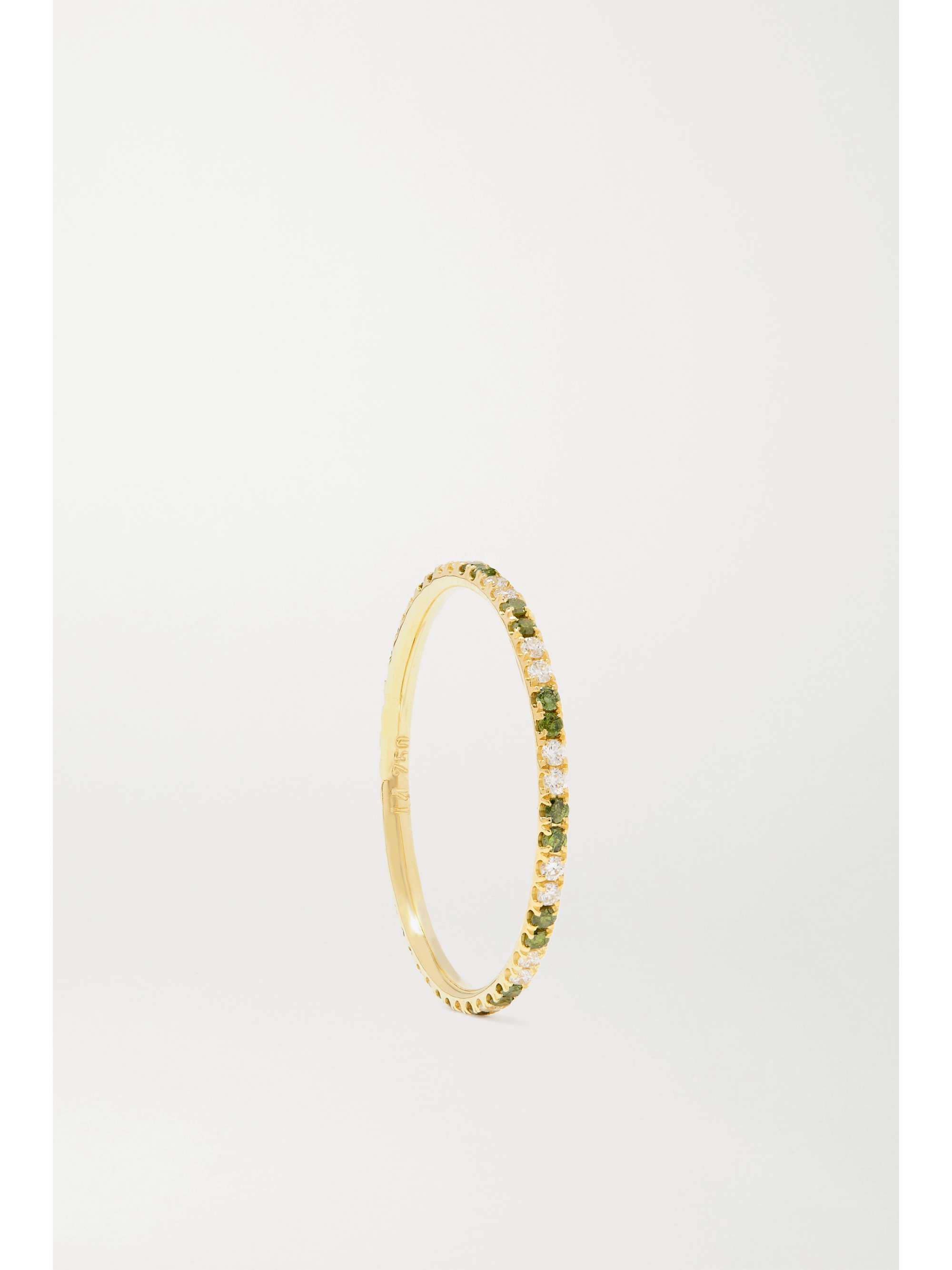 ILEANA MAKRI Thread 18-karat rose gold sapphire ring