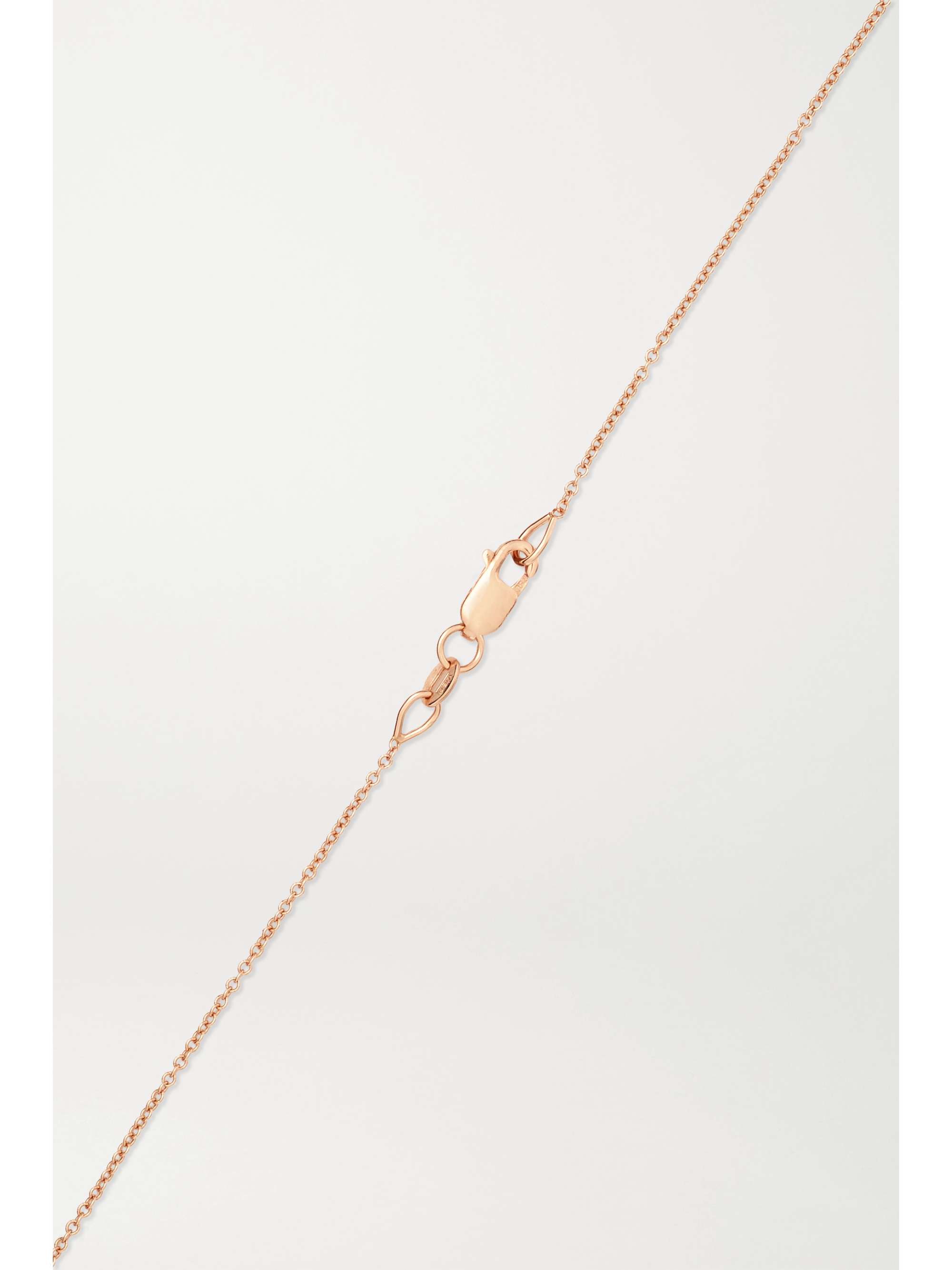 ILEANA MAKRI Golden Dawn 18-karat gold multi-stone necklace