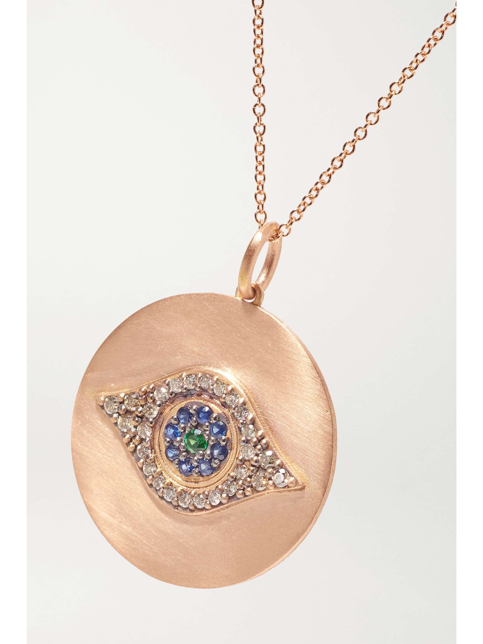 ILEANA MAKRI Golden Dawn 18-karat gold multi-stone necklace