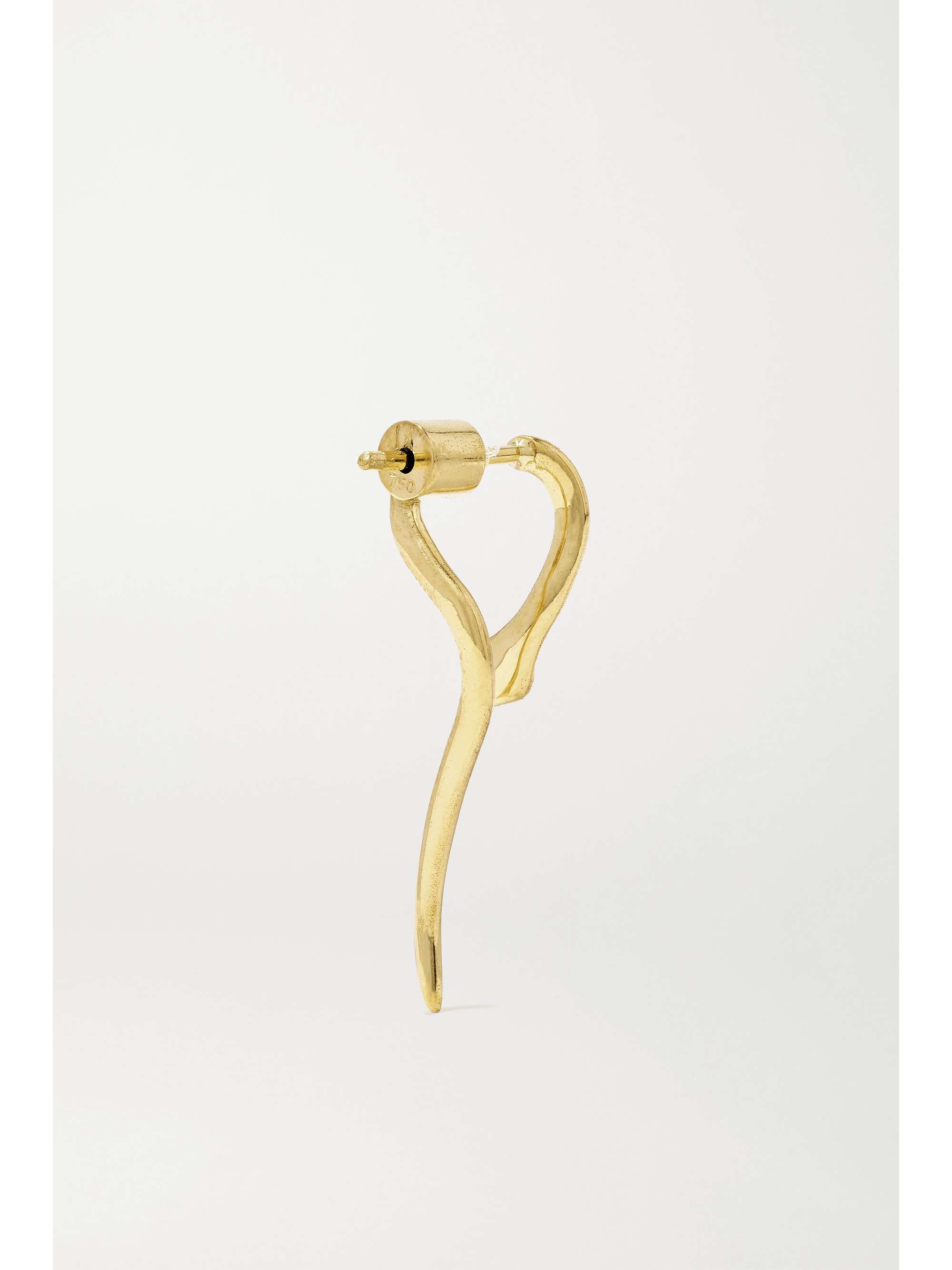 ILEANA MAKRI Boa 18 黄金耳环