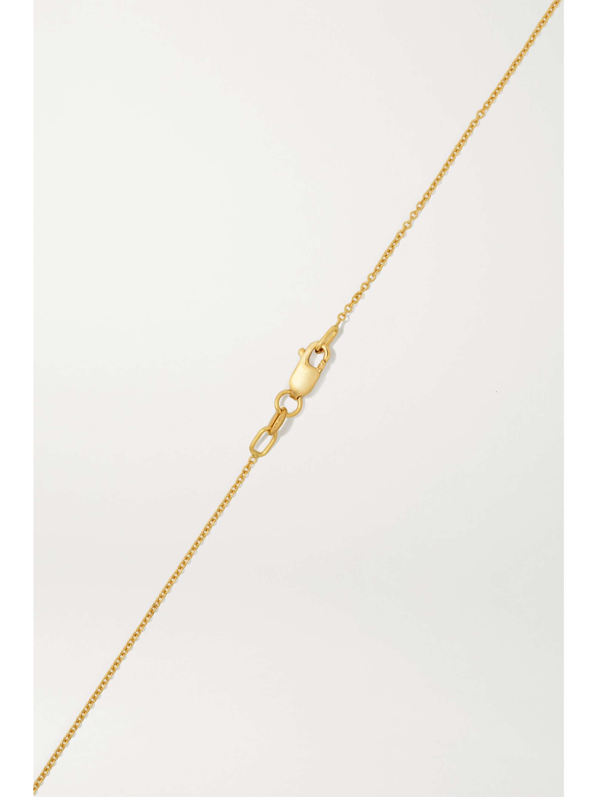 ILEANA MAKRI Snake 18-karat gold, diamond and tsavorite necklace