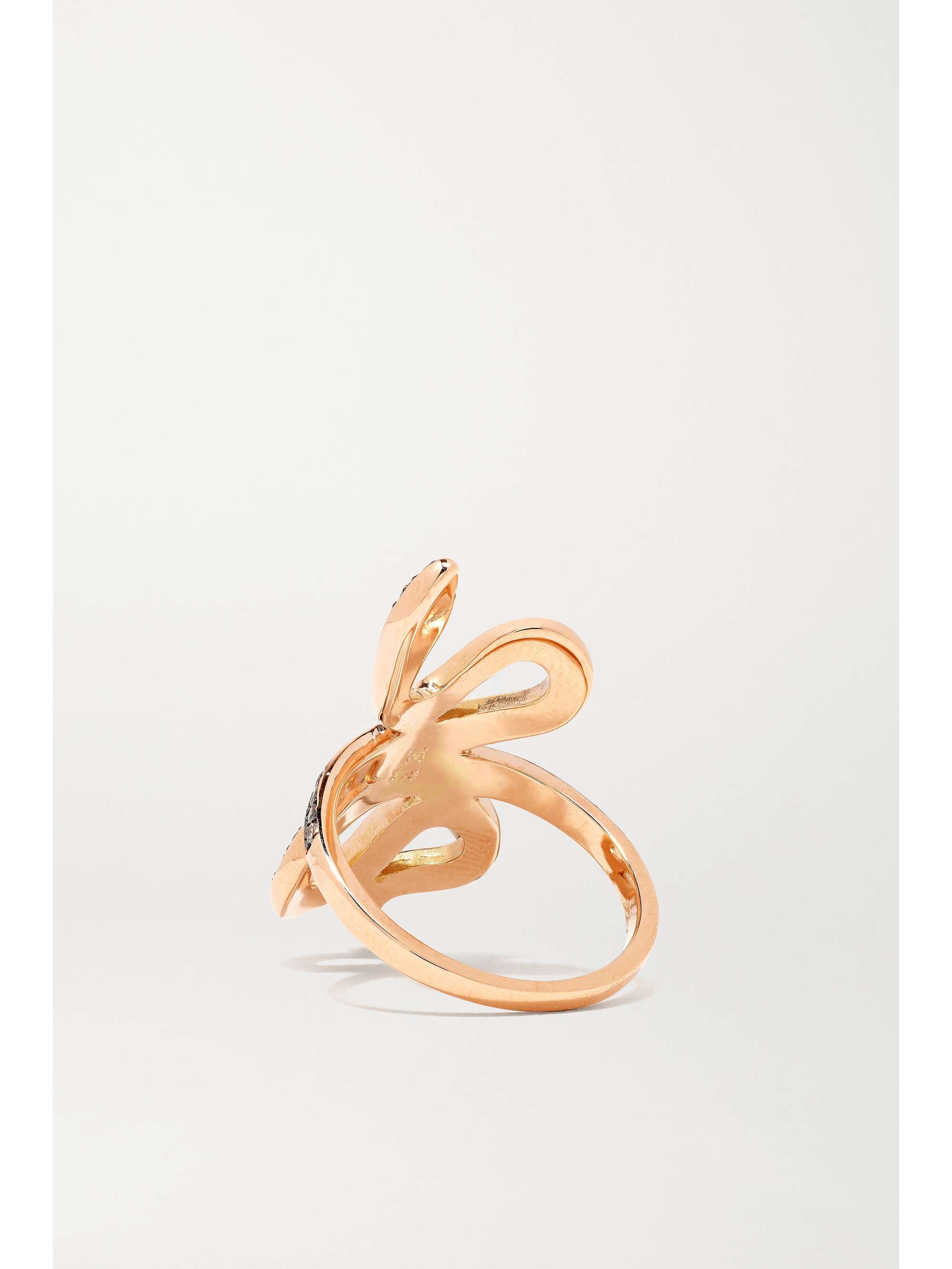 ILEANA MAKRI Slither 18-karat white gold diamond ring