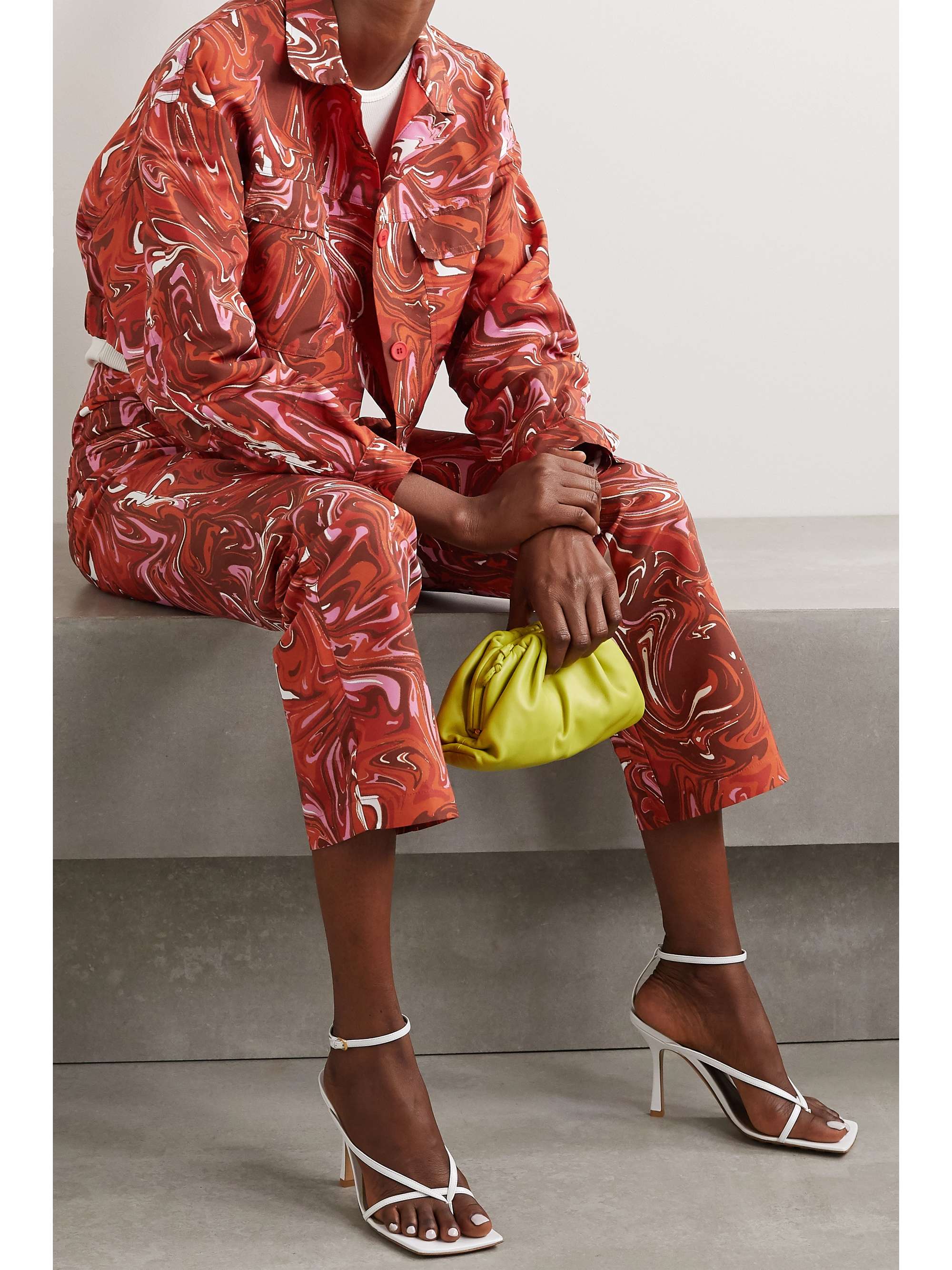 MAISIE WILEN Club cropped printed shell jacket
