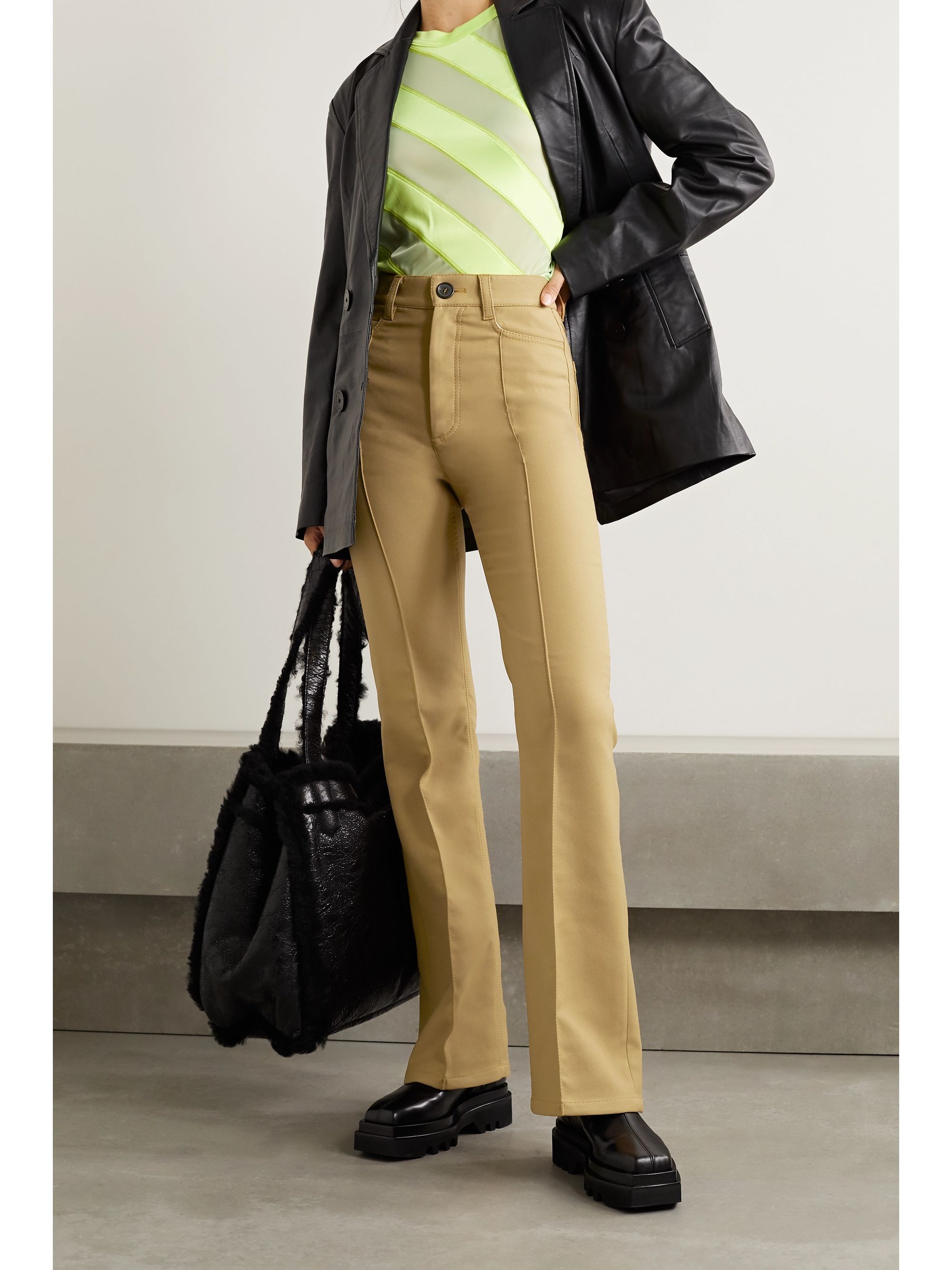 Meryll rogge twill flared pants Clearance