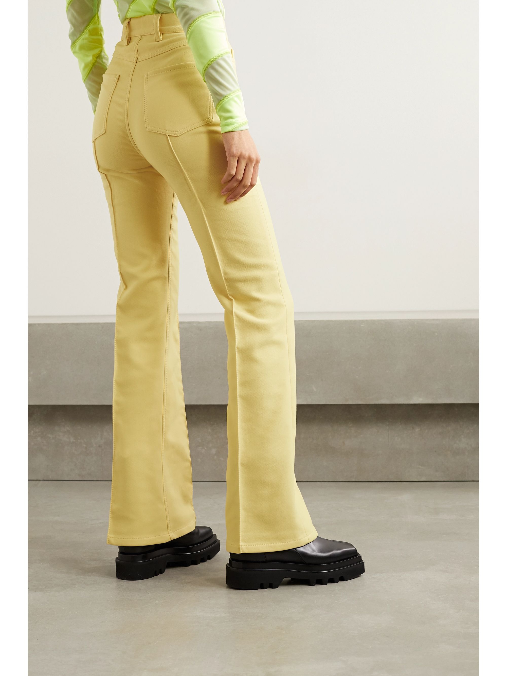 Meryll rogge twill flared pants Clearance