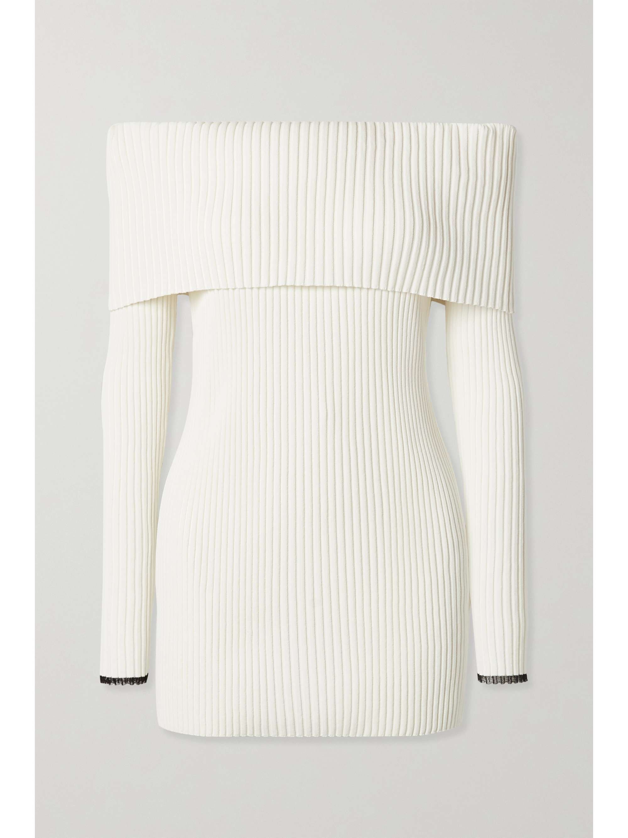 white off the shoulder sweater top