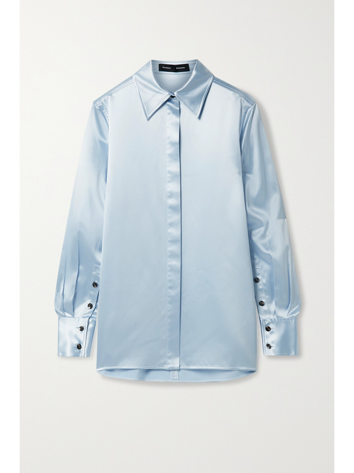 PROENZA SCHOULER SILK-SATIN SHIRT