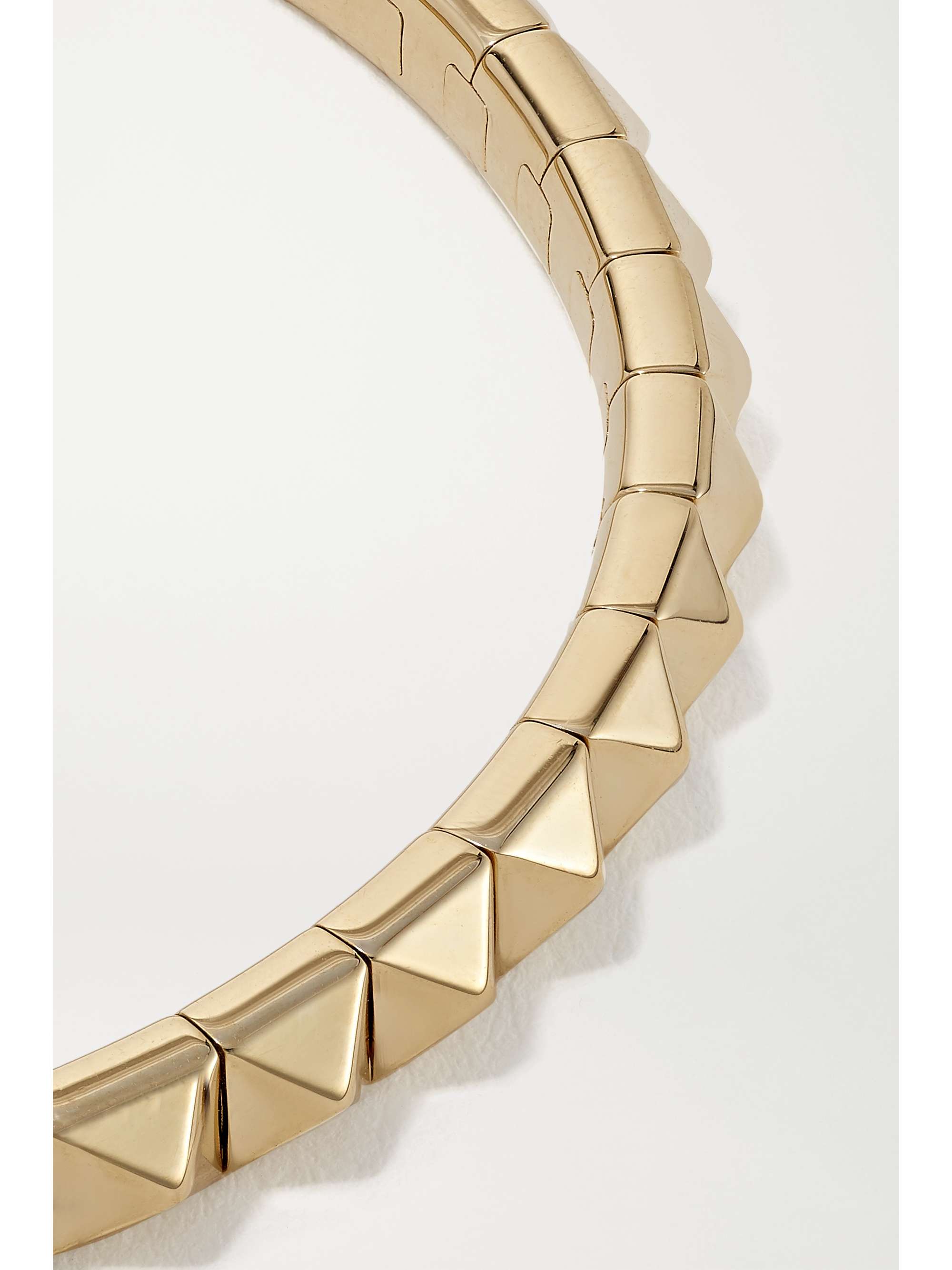 JACQUIE AICHE Spike 18-karat gold bracelet
