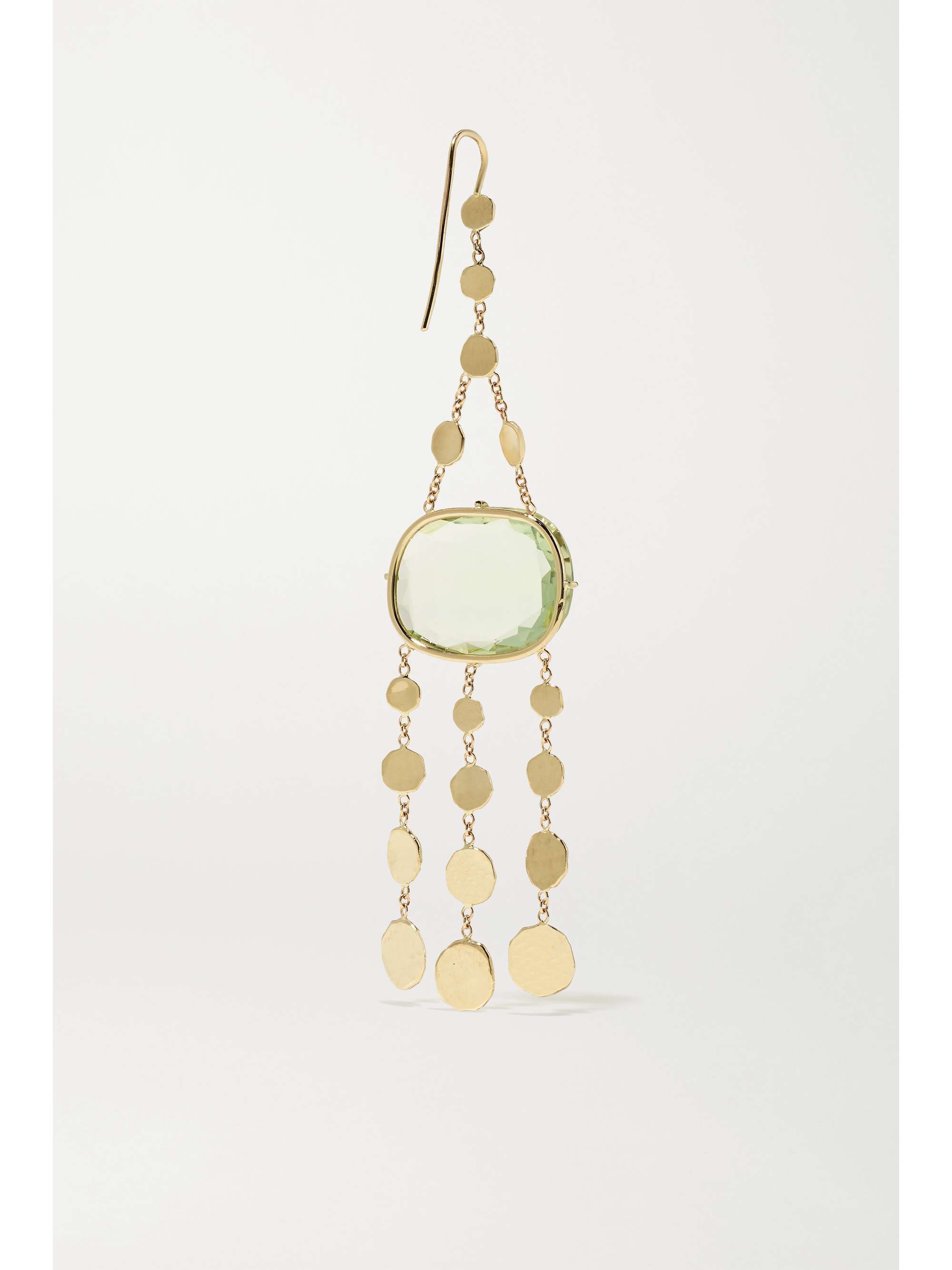 JACQUIE AICHE 14-karat gold amethyst earrings