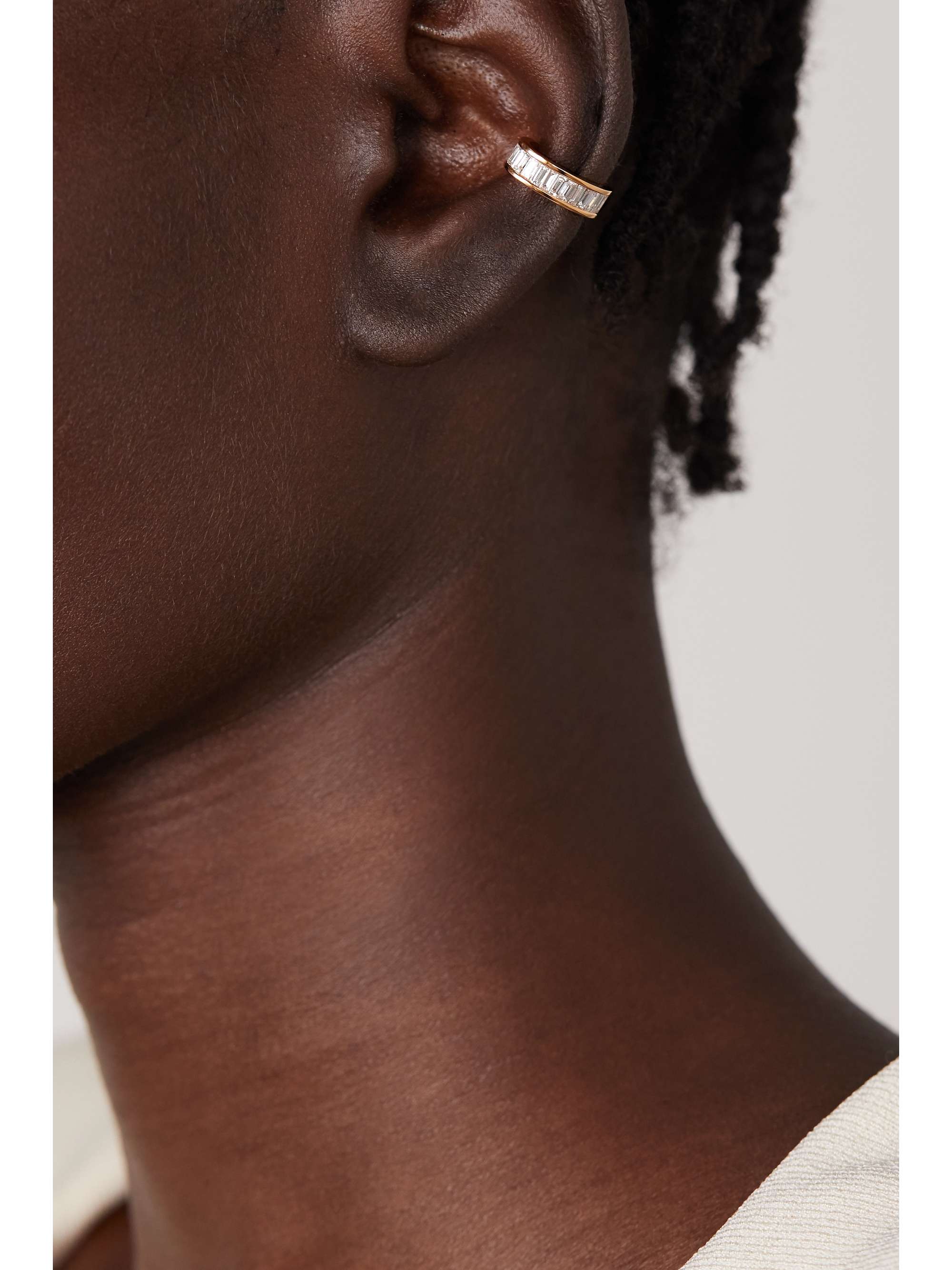 ANITA KO 18-karat rose gold diamond ear cuff