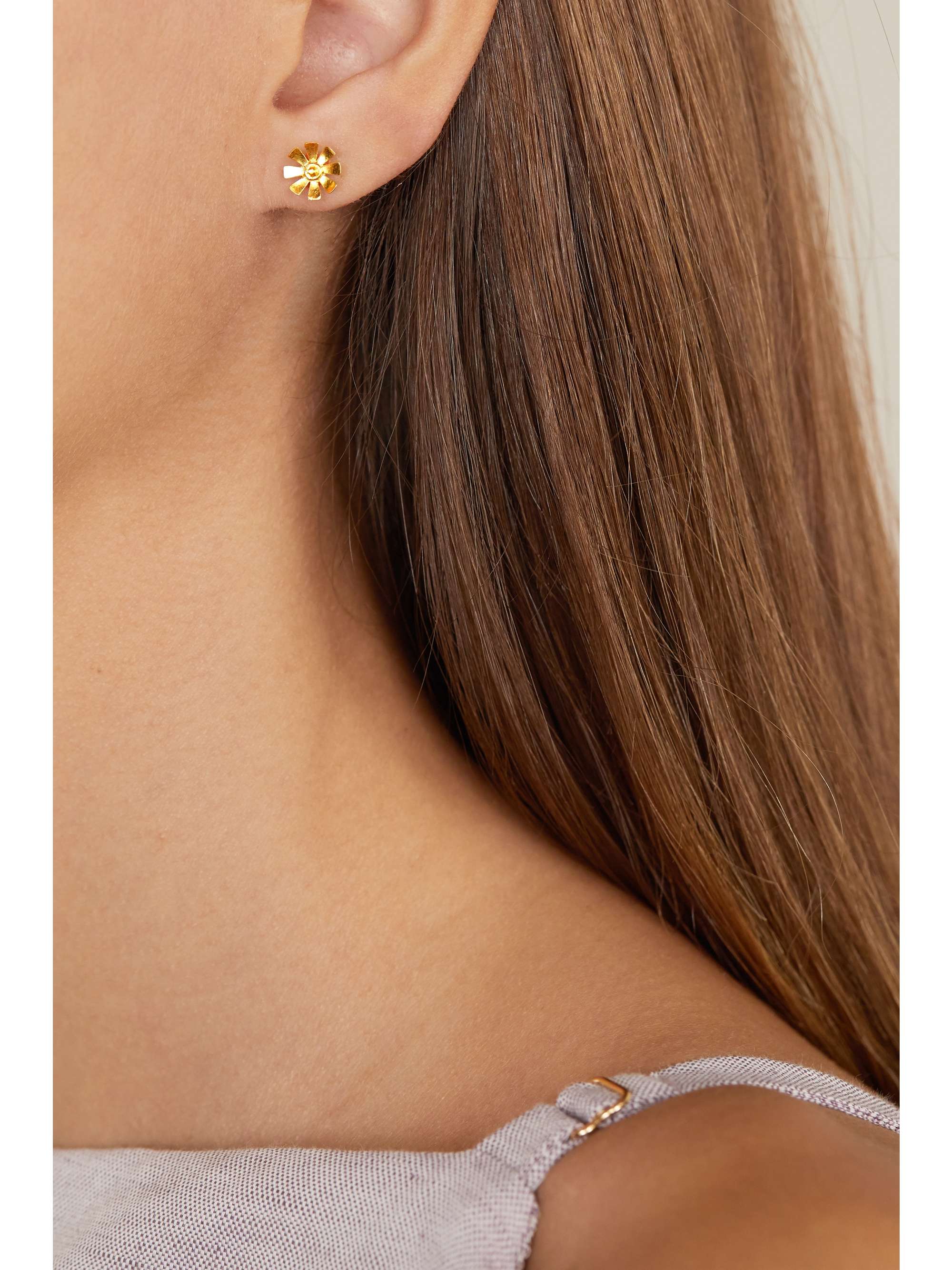 PIPPA SMALL 18-karat gold earrings