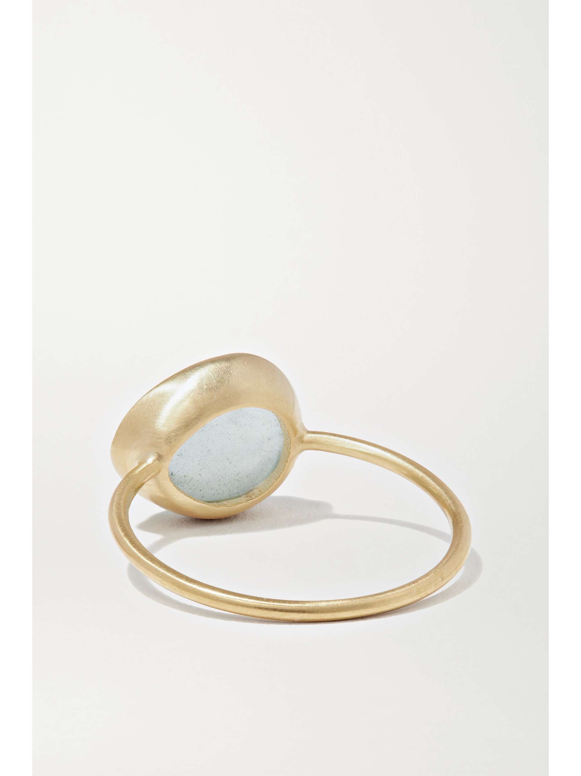 PIPPA SMALL 18-karat gold aquamarine ring