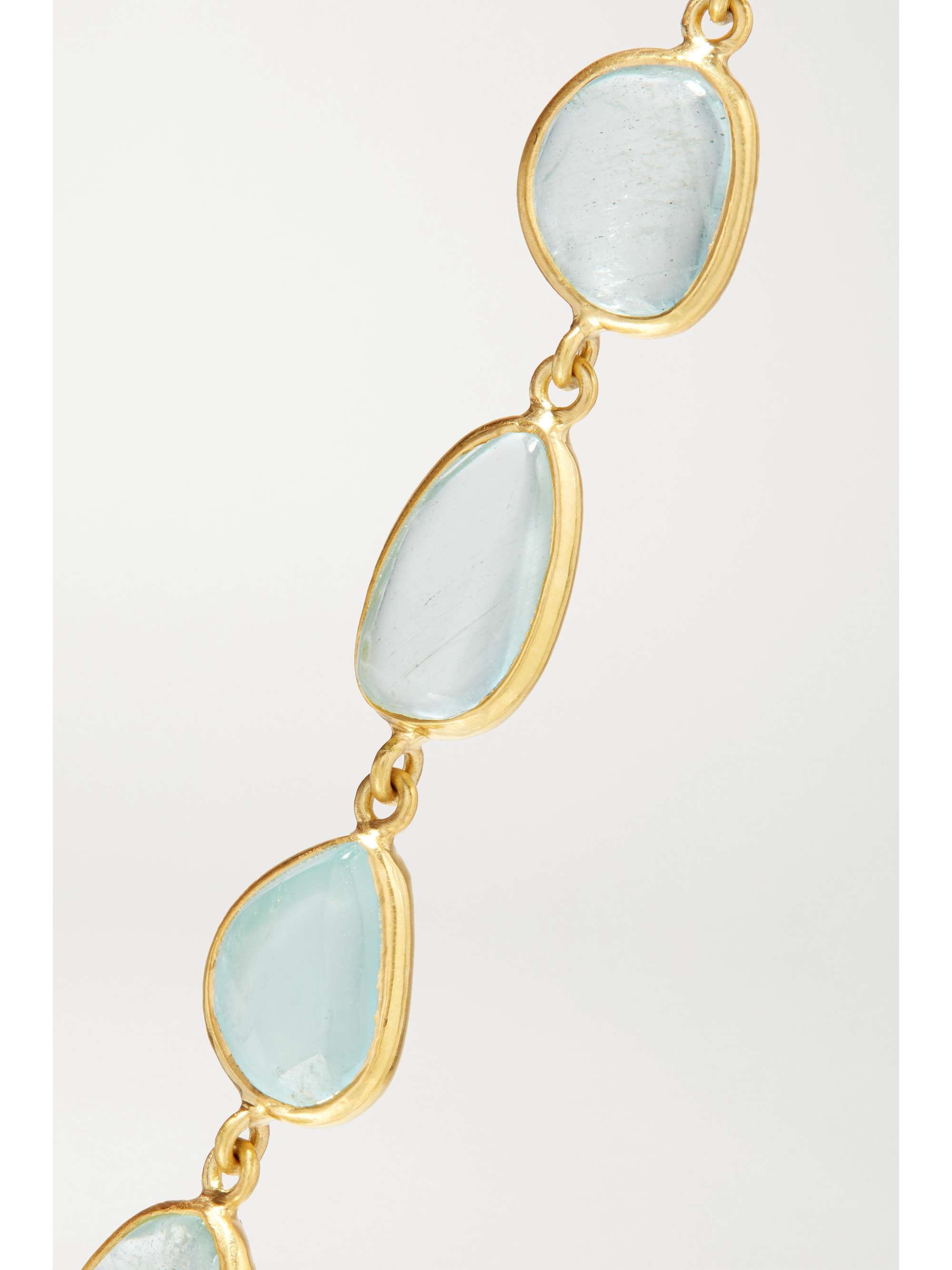 PIPPA SMALL 18-karat gold crystal bracelet