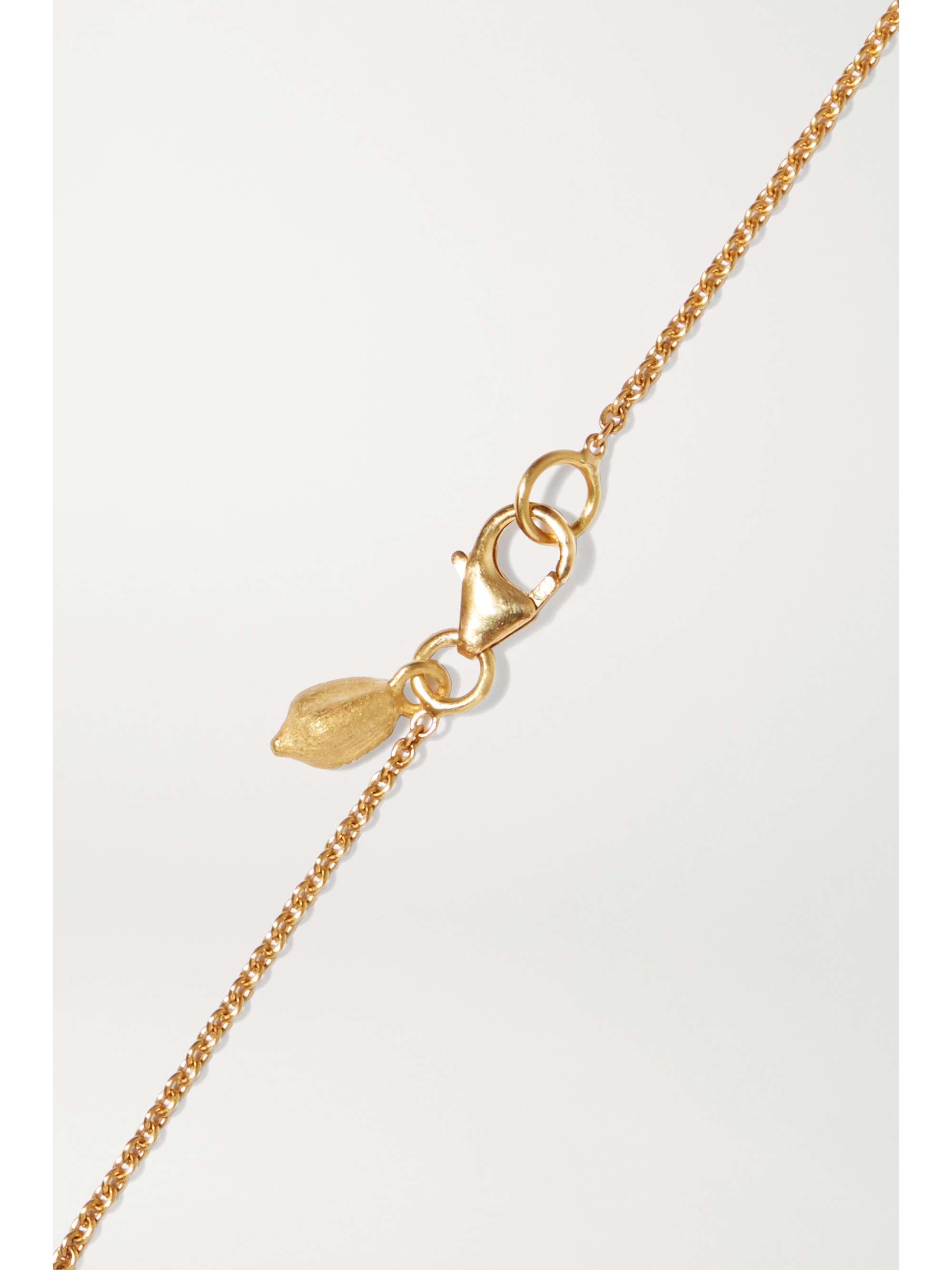 PIPPA SMALL 18-karat gold aquamarine bracelet