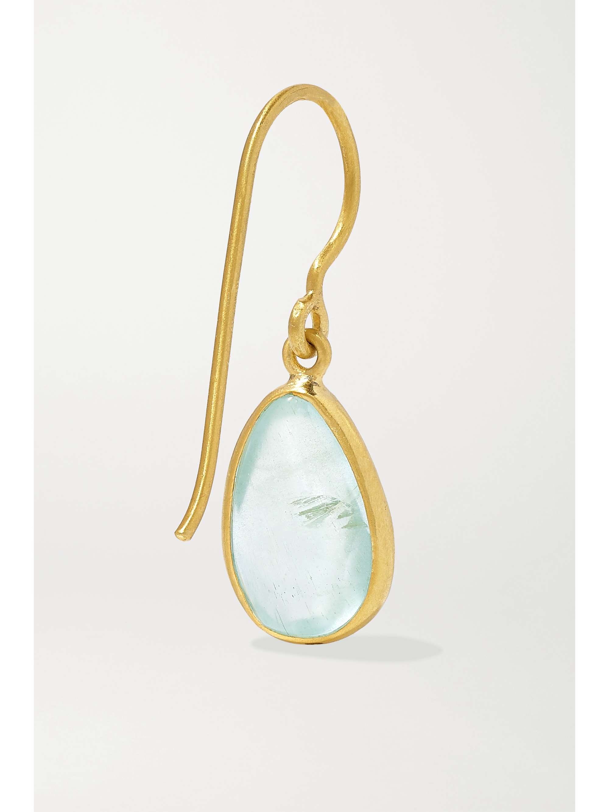 PIPPA SMALL Glacier 18-karat gold tourmaline earrings
