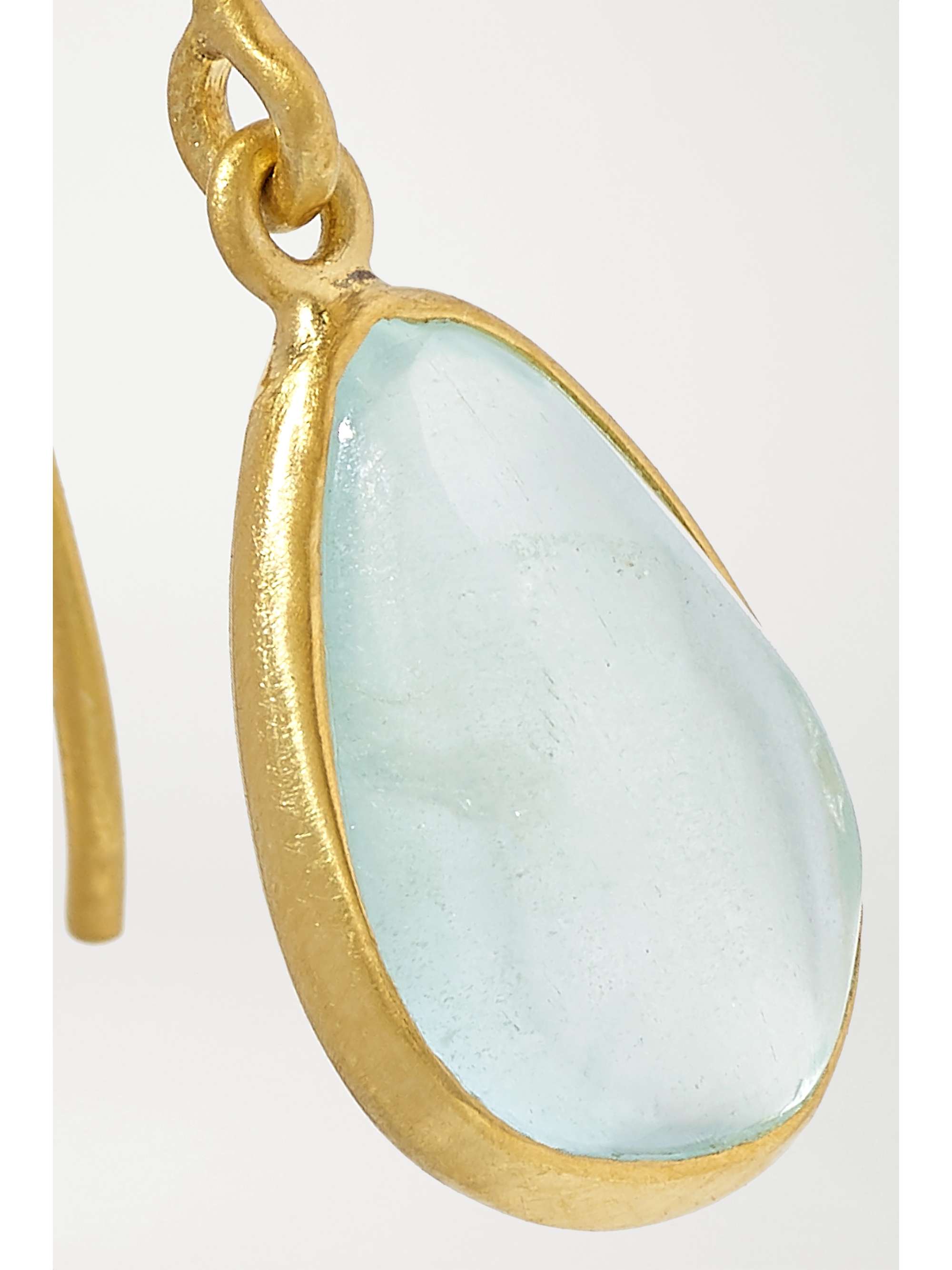 PIPPA SMALL Glacier 18-karat gold tourmaline earrings