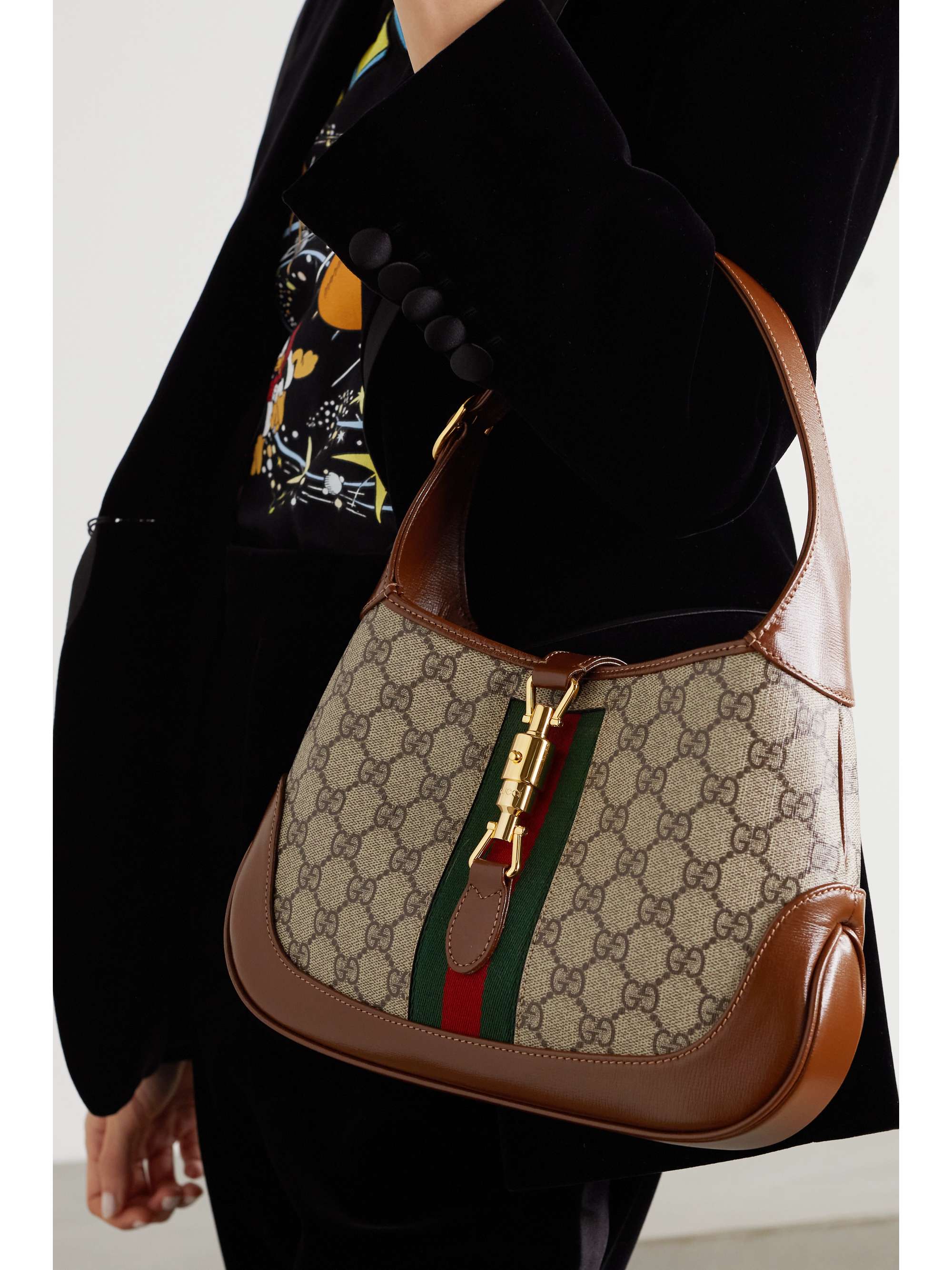 Jackie 1961 Small Shoulder Bag in Brown - Gucci