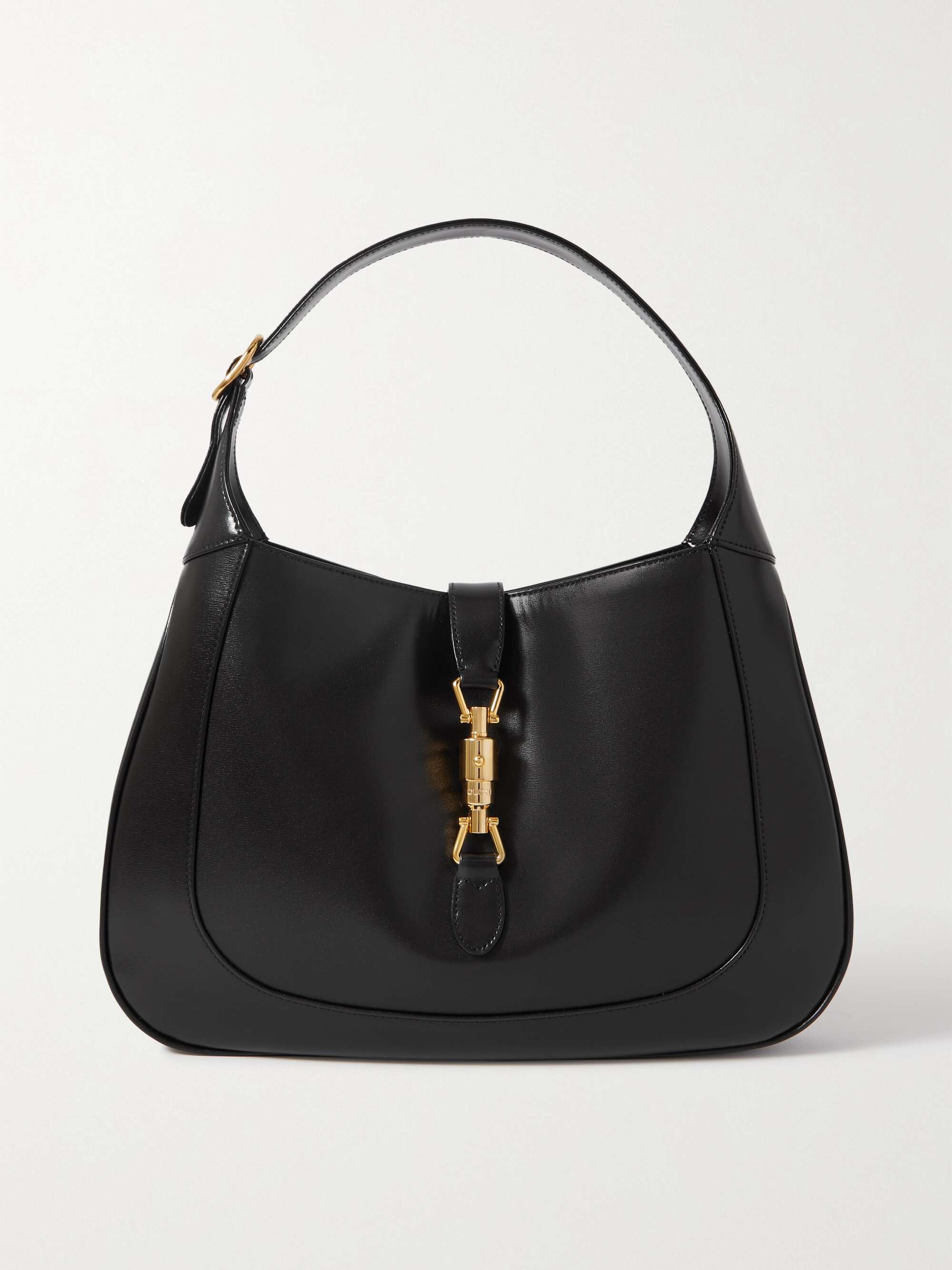 Jackie 1961 Medium Leather Shoulder Bag in Black - Gucci