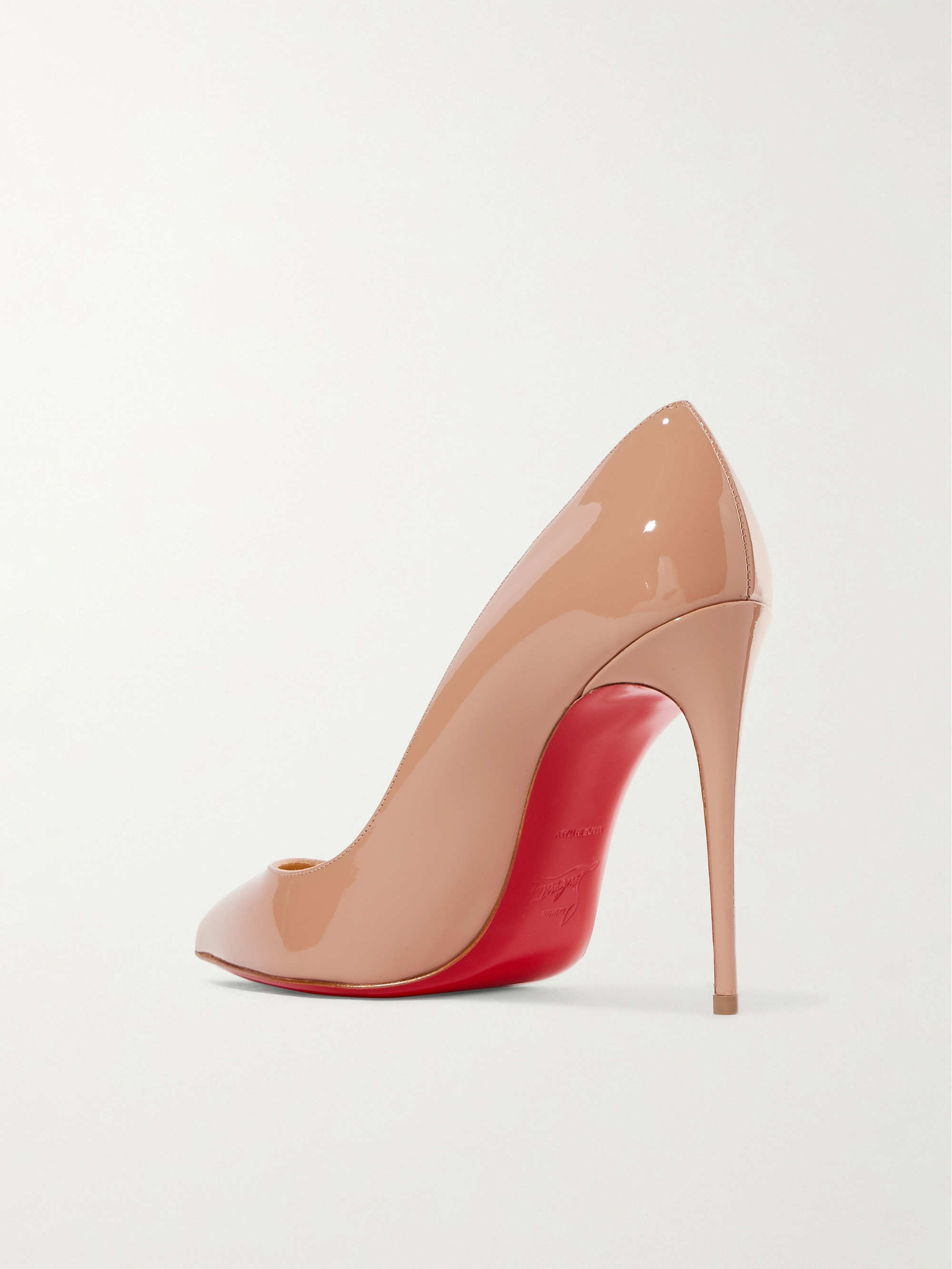 CHRISTIAN LOUBOUTIN Pigalle Follies 100 patent-leather pumps thumbnail