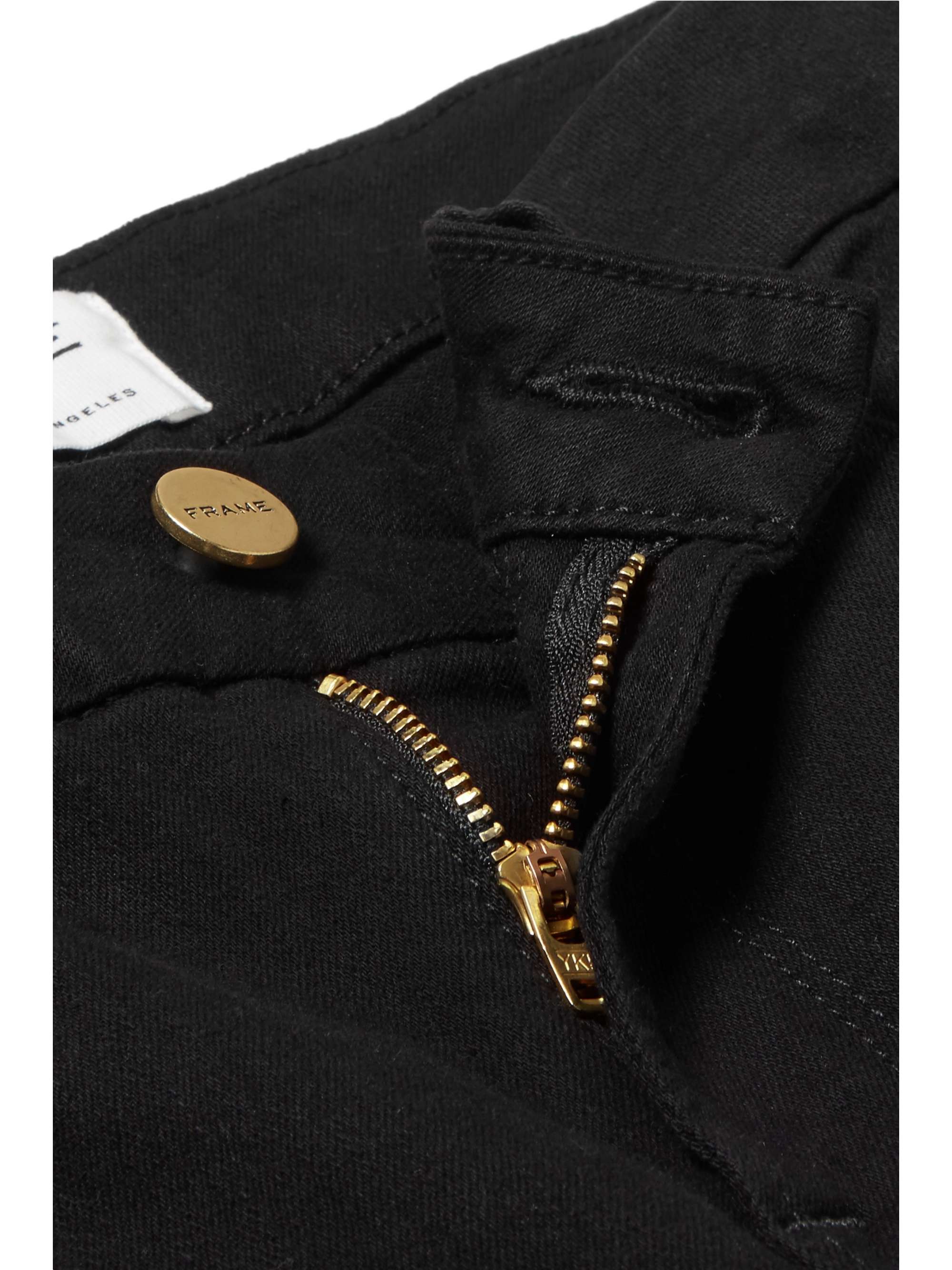 FRAME Le Crop Mini Boot mid-rise bootcut jeans