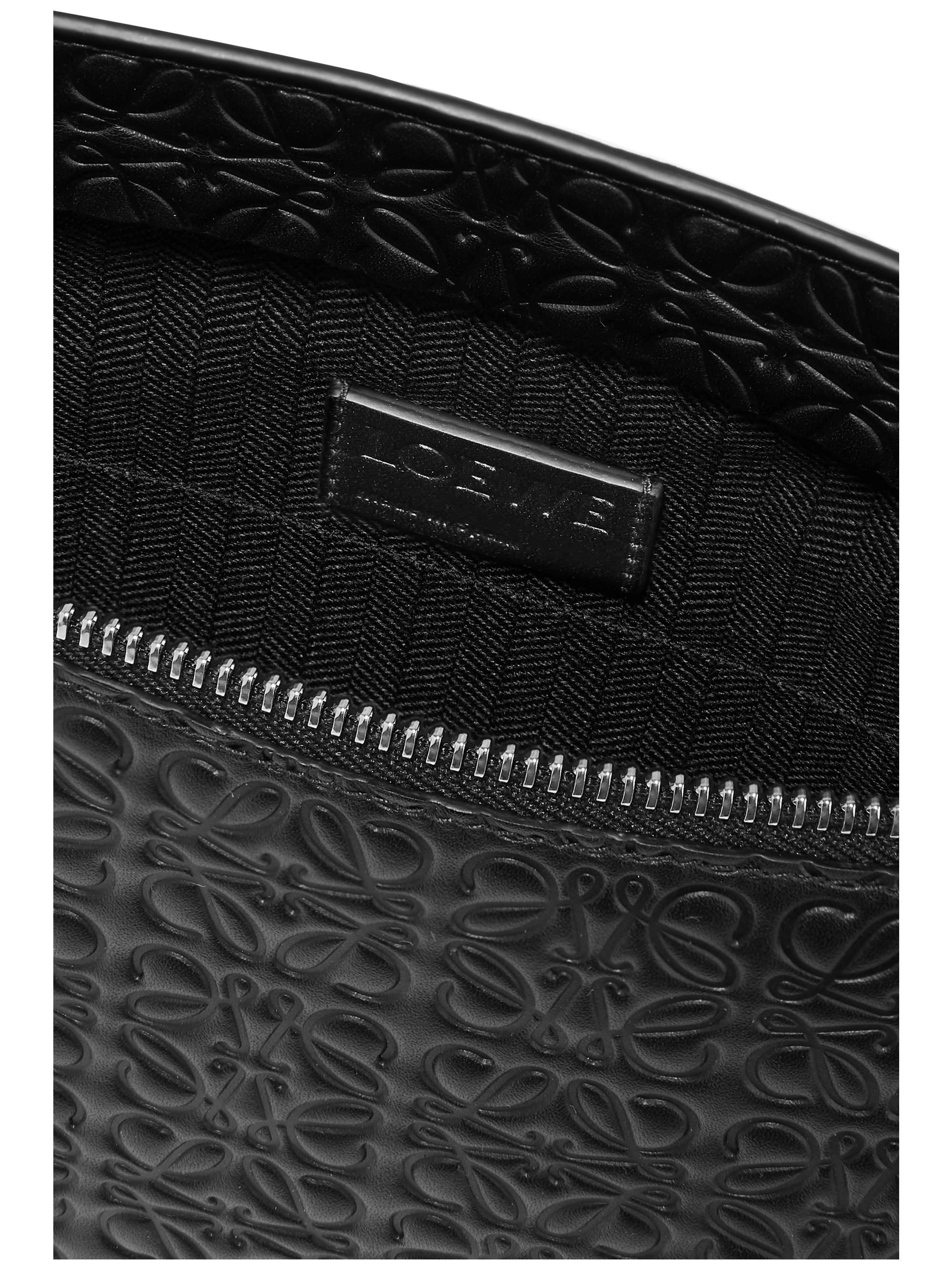 LOEWE T embossed leather pouch