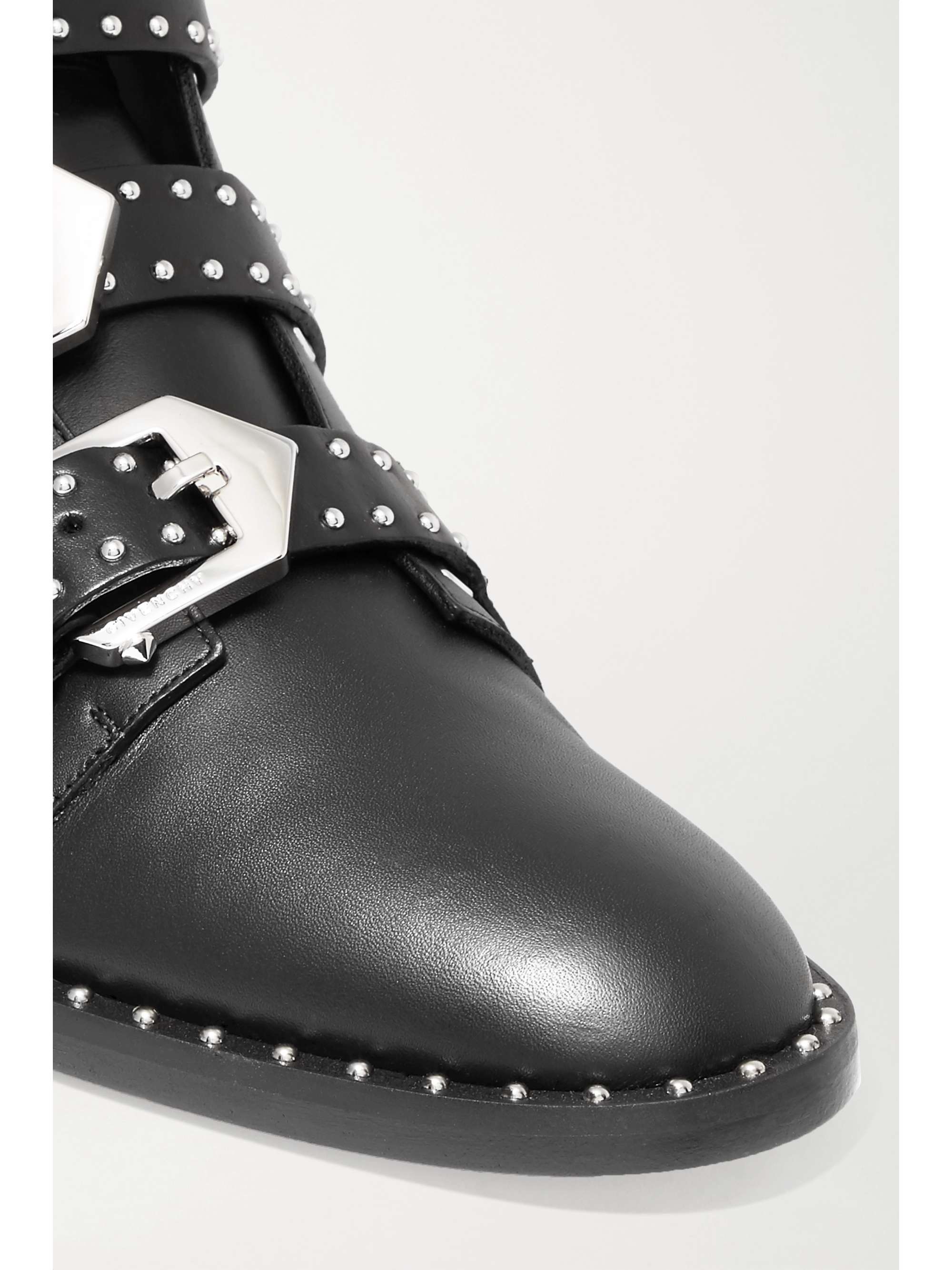 GIVENCHY Elegant studded leather ankle boots