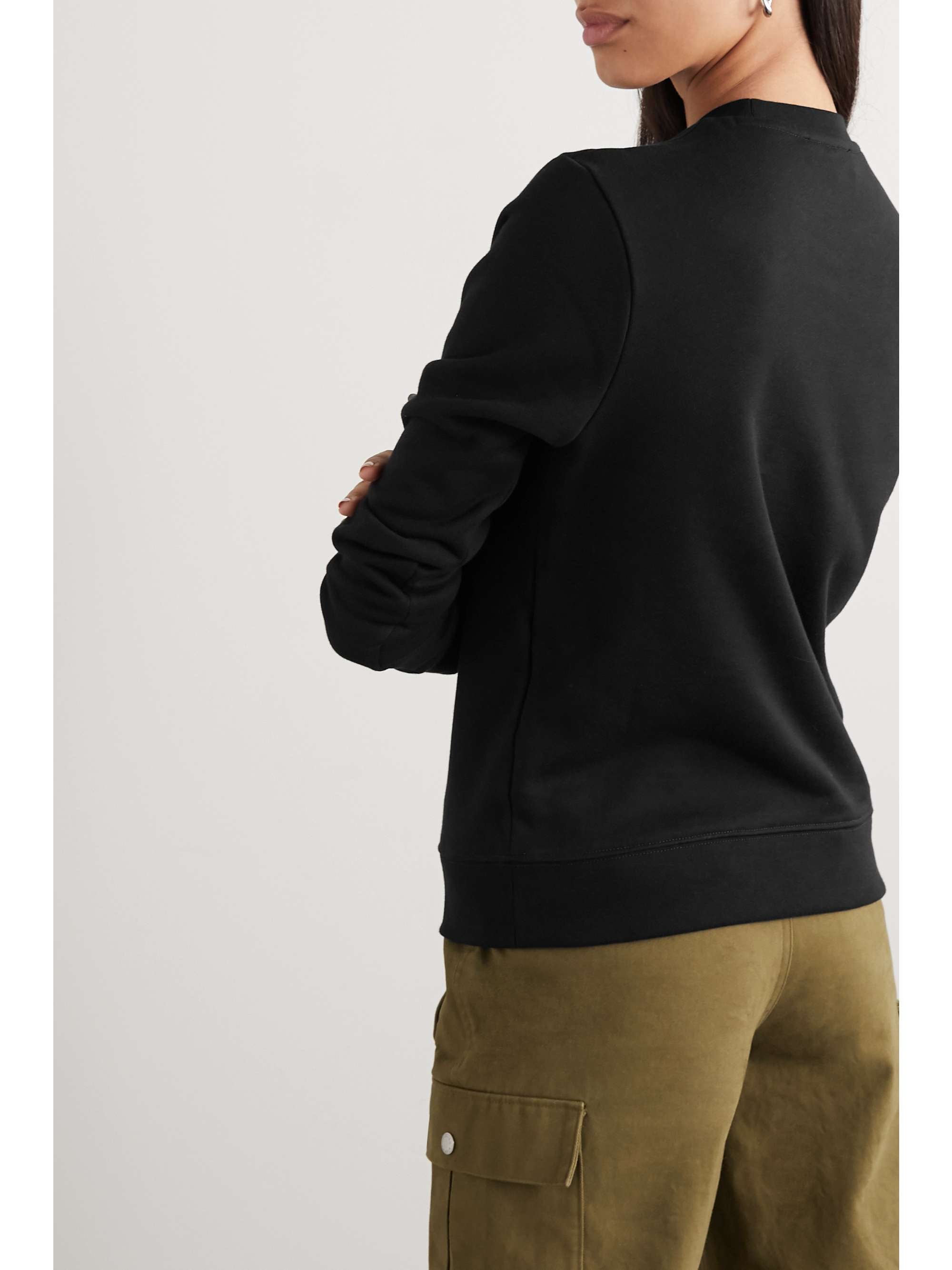 NINETY PERCENT + NET SUSTAIN Stephanie organic cotton-terry sweatshirt