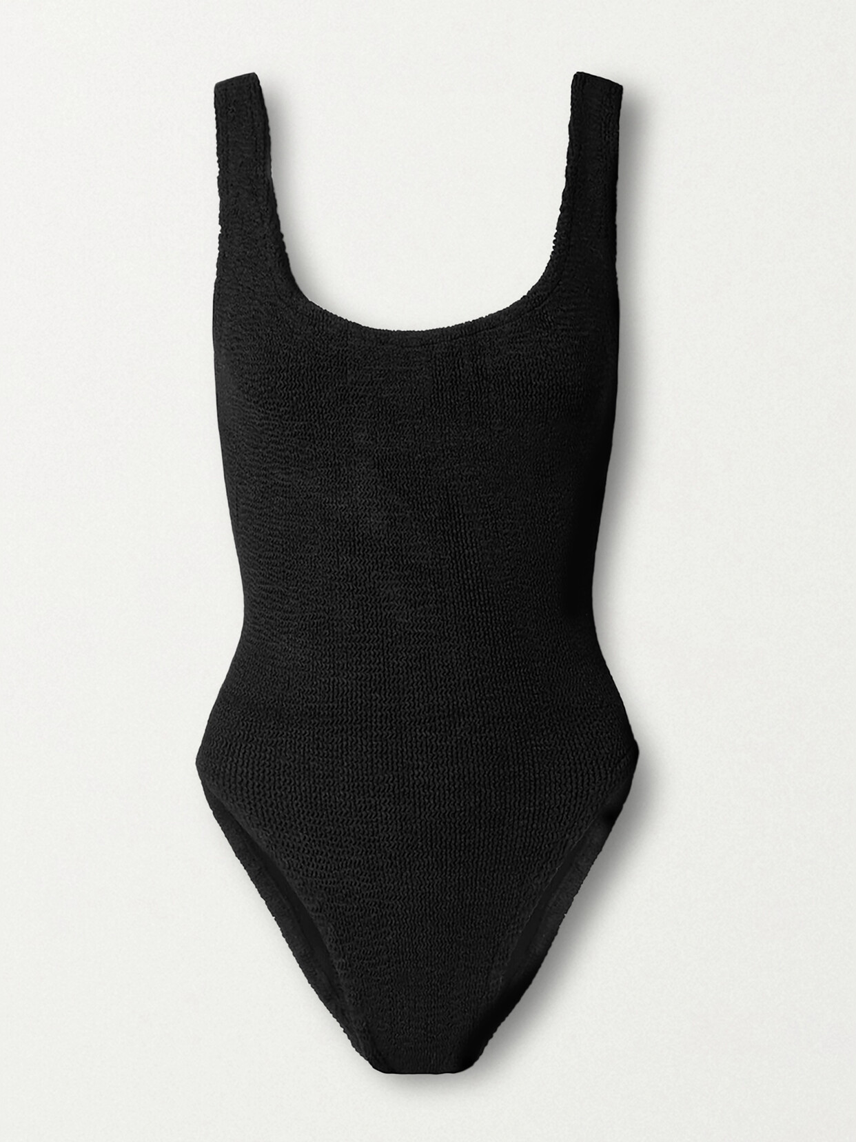 Hunza G - + Net Sustain Seersucker Swimsuit - Black