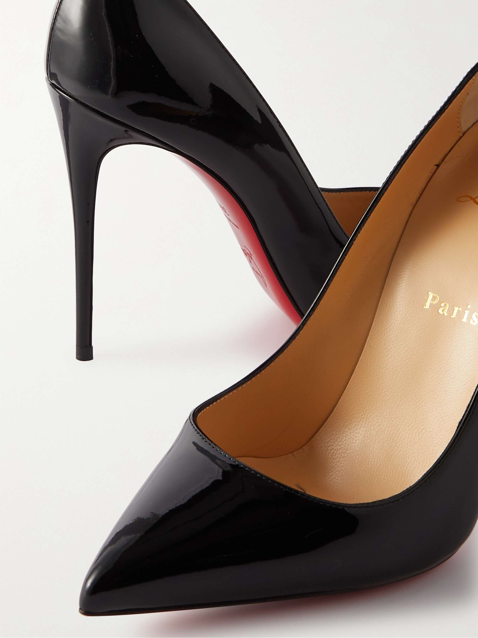 Pigalle 85 Patent Leather Pumps in Black - Christian Louboutin