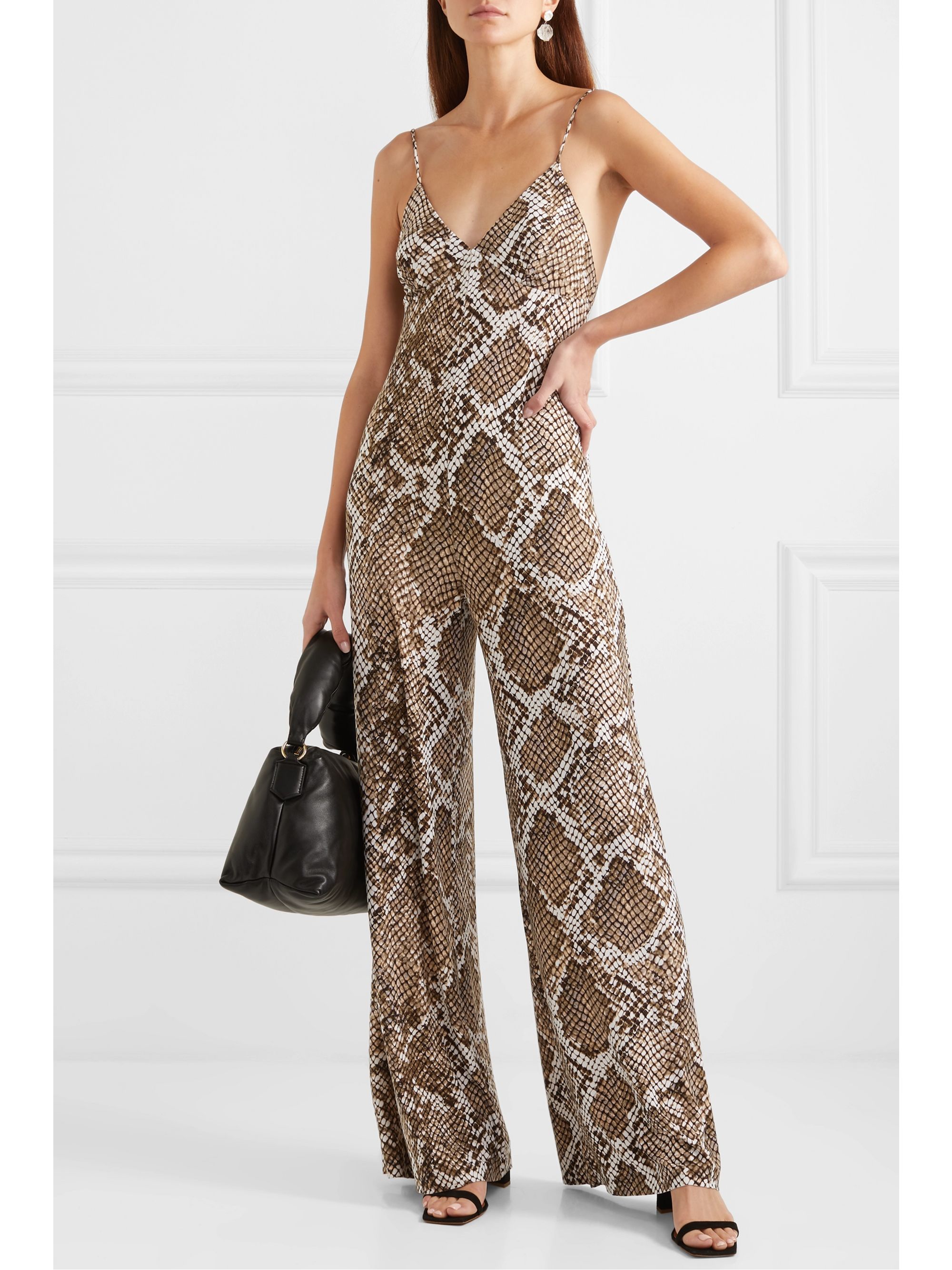 jumpsuit snake print
