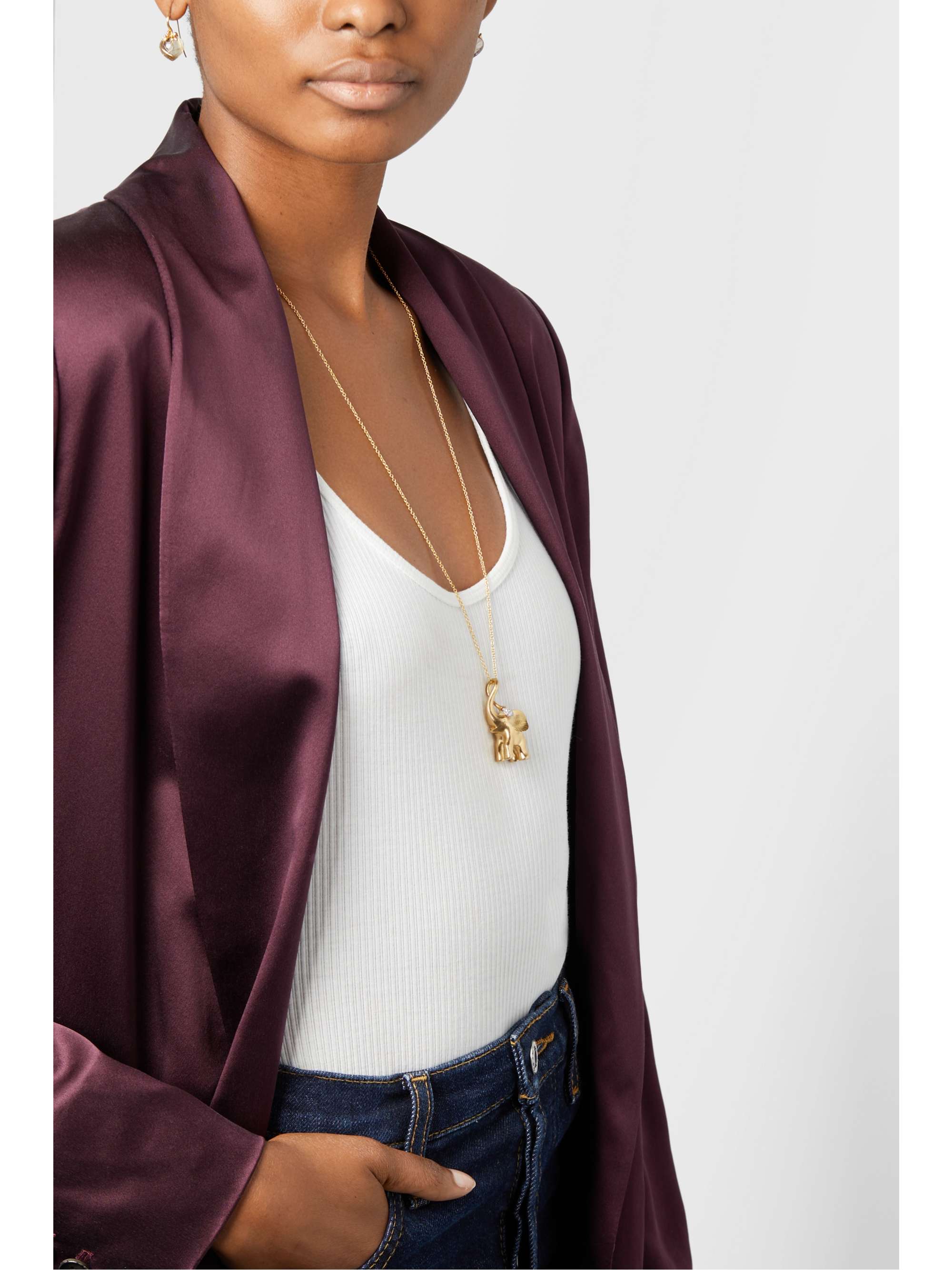 OLE LYNGGAARD COPENHAGEN My Little World 18-karat gold diamond necklace