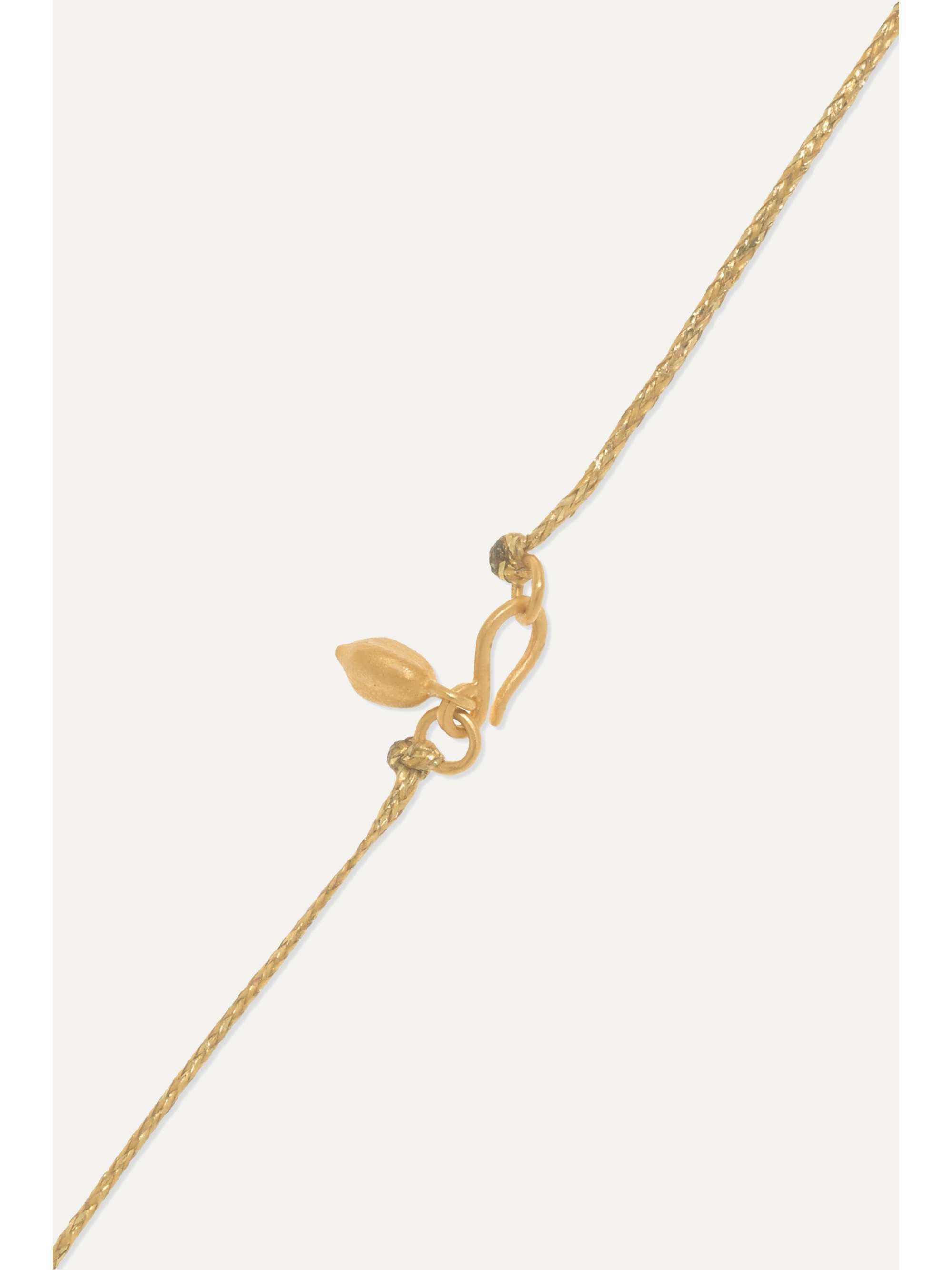 PIPPA SMALL 18-karat gold citrine necklace