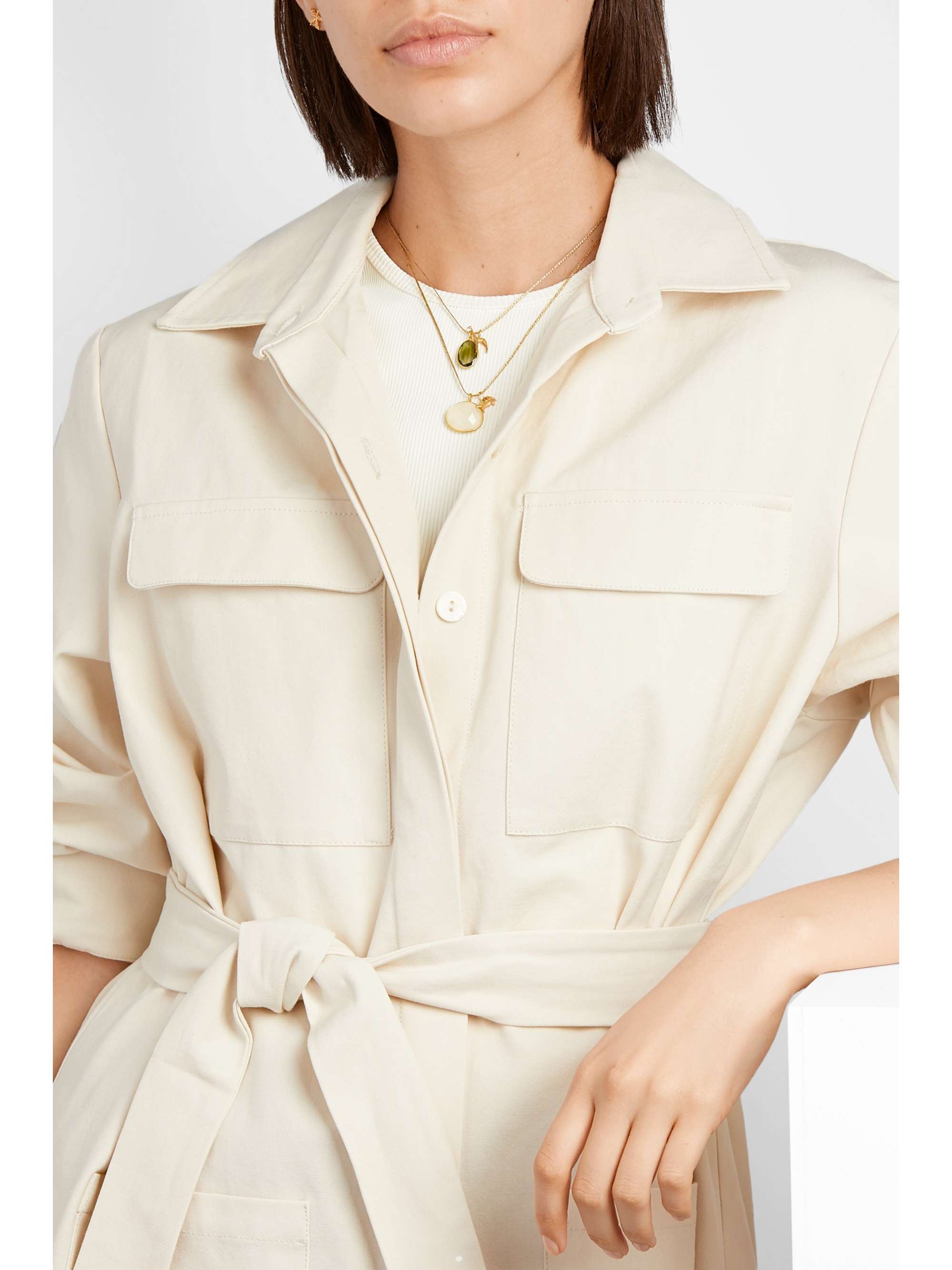 PIPPA SMALL 18-karat gold citrine necklace