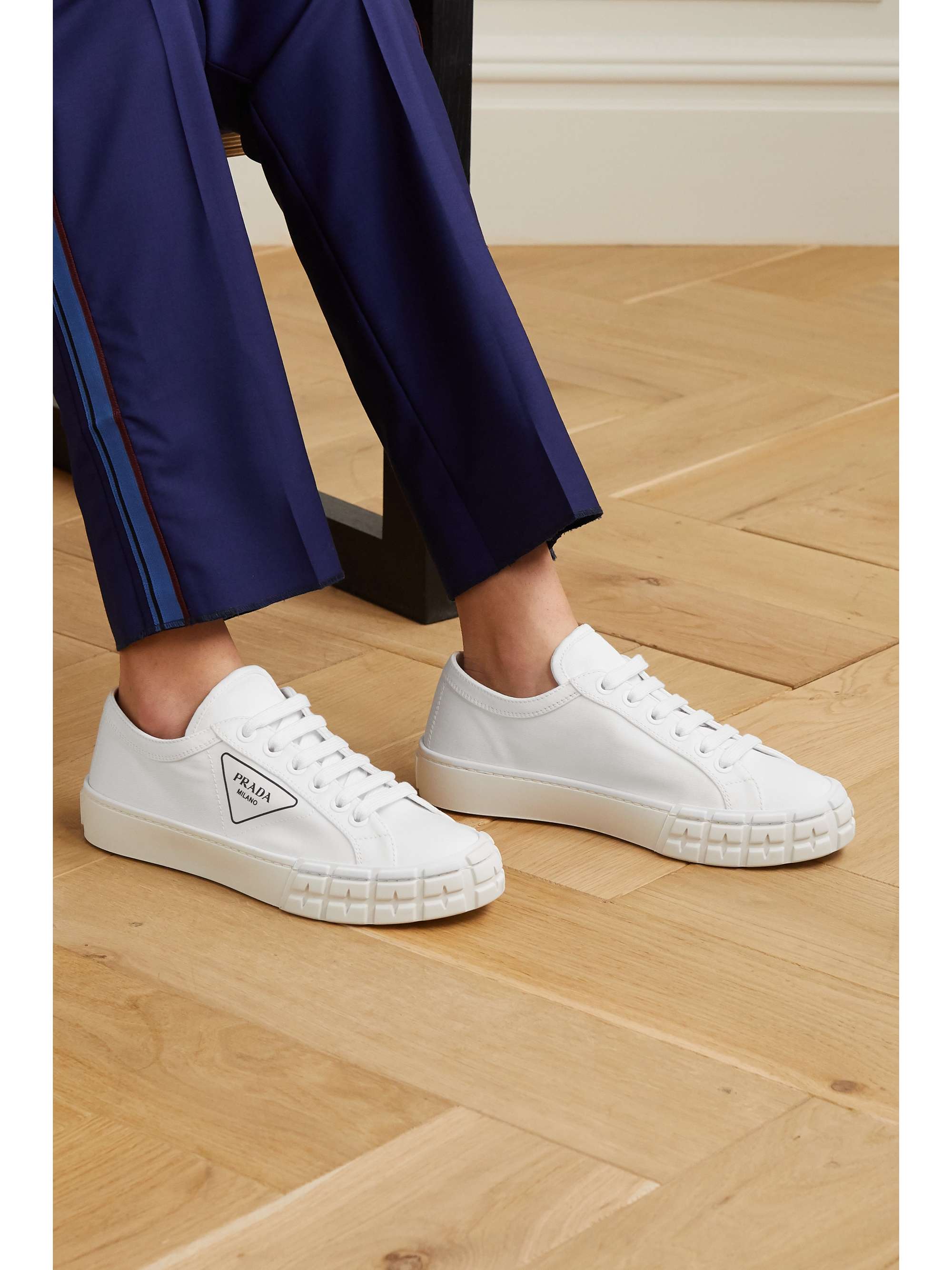 prada logo low top sneaker