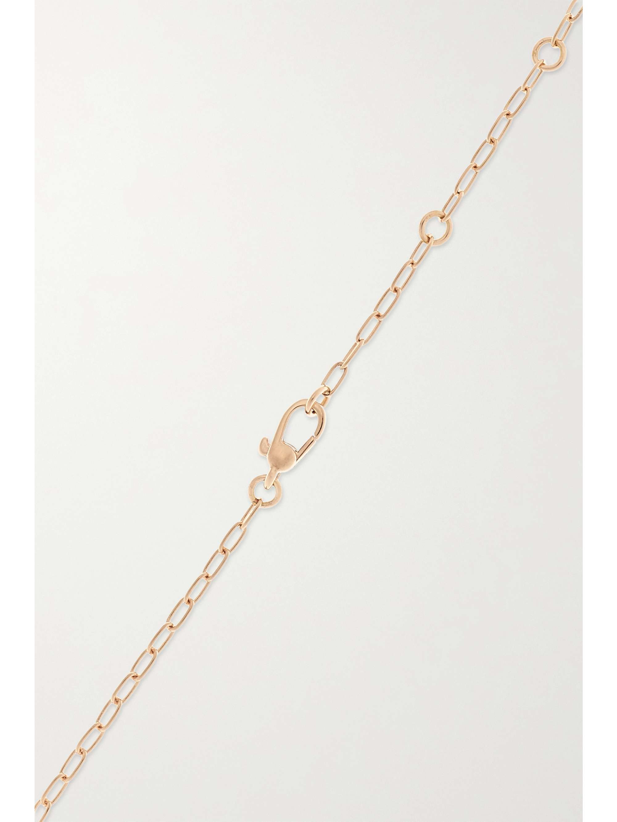POMELLATO Iconica 18-karat rose gold multi-stone necklace