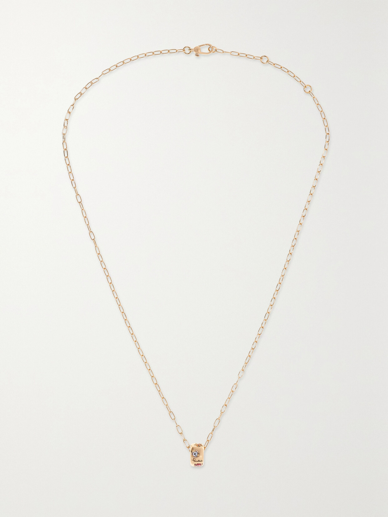 Pomellato Iconica 18-karat Rose Gold Multi-stone Necklace