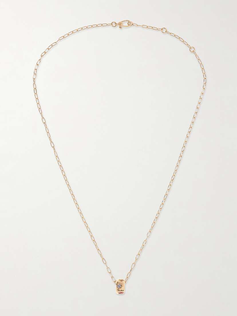 Pomellato Iconica 18-karat Rose Gold Multi-stone Necklace