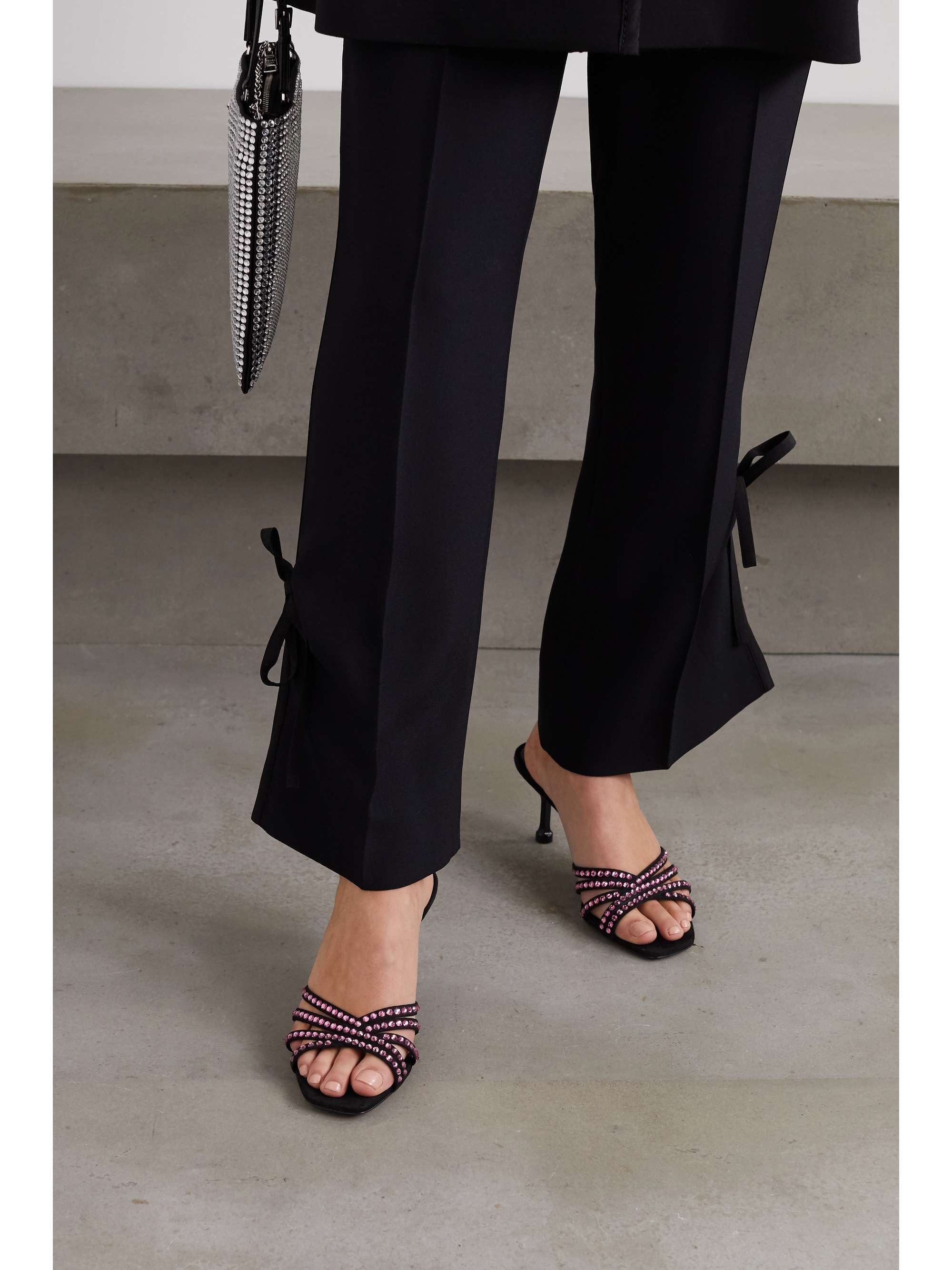 prada embellished mules