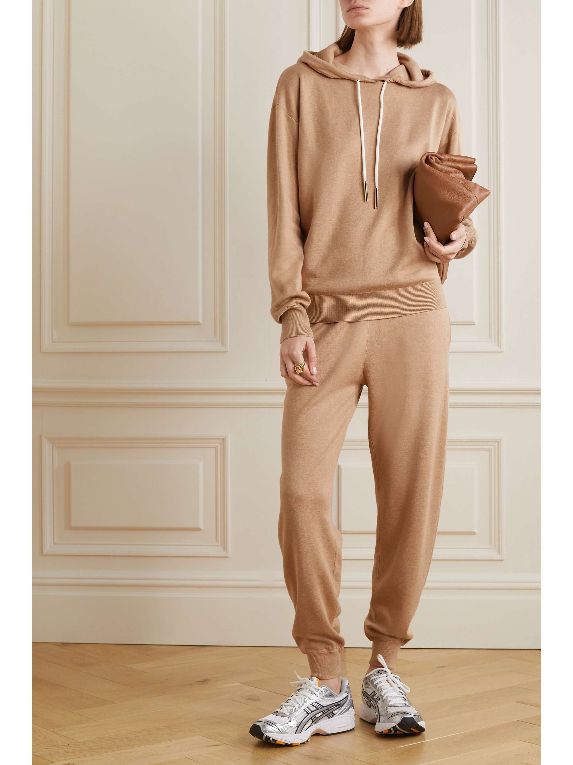 Cashmere Tracksuit Set Beige