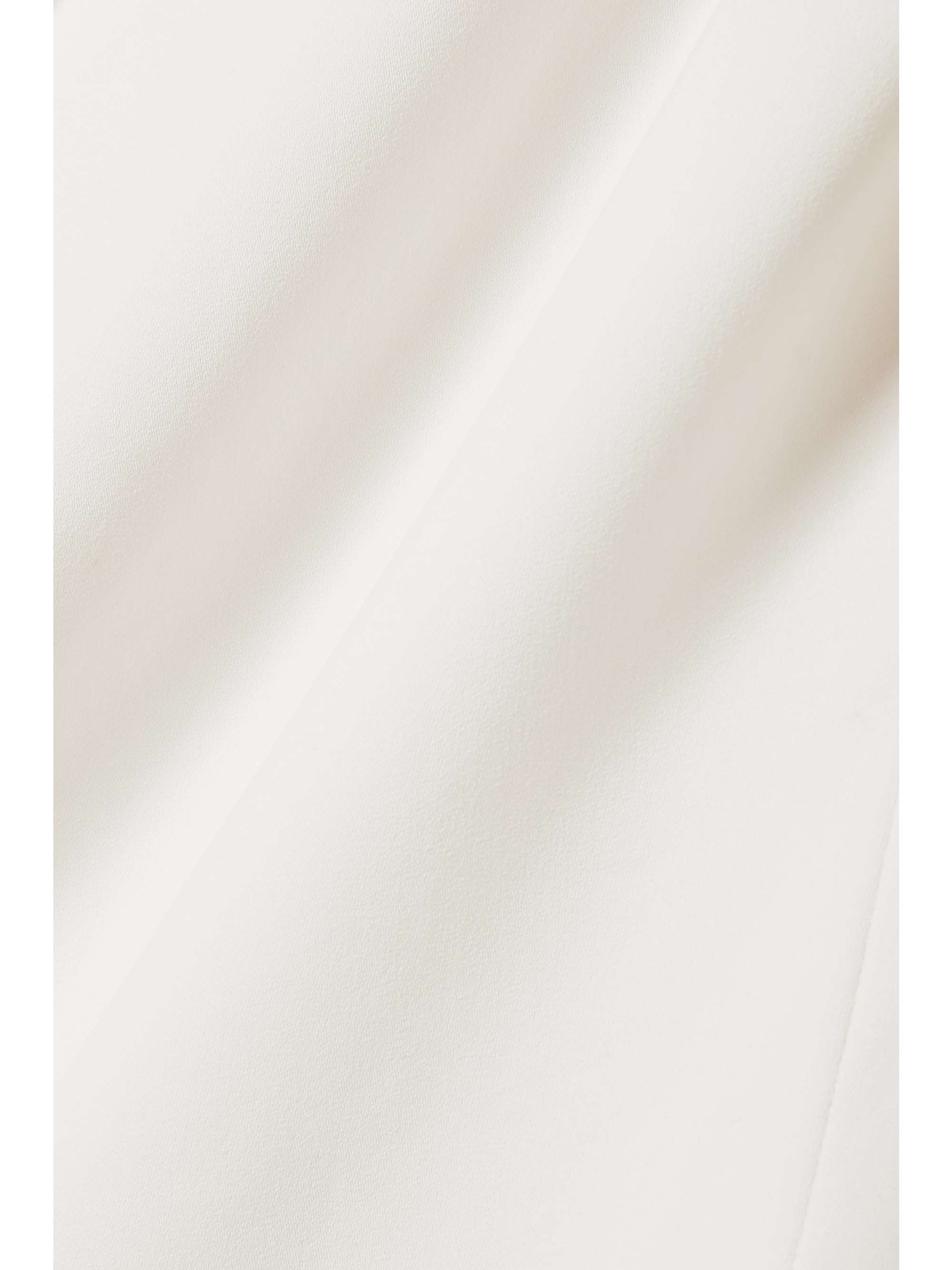 ORSEUND IRIS Boxy crepe wrap mini dress