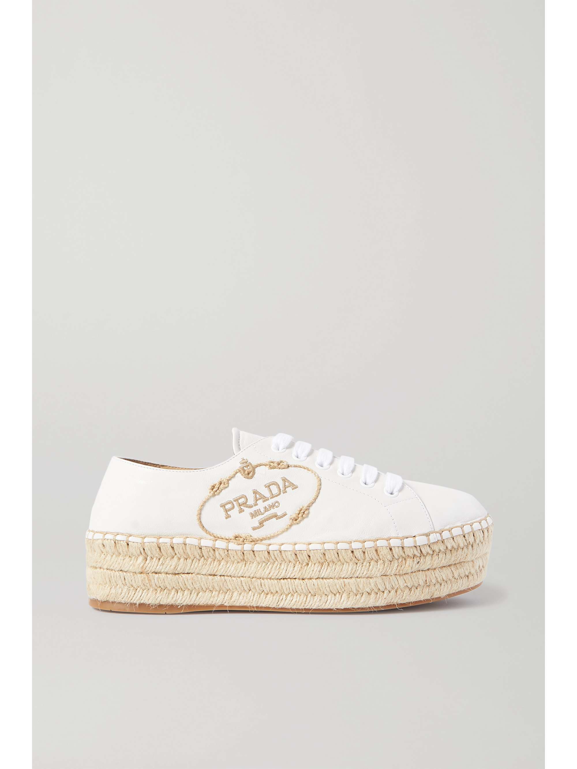 prada logo platform sneaker