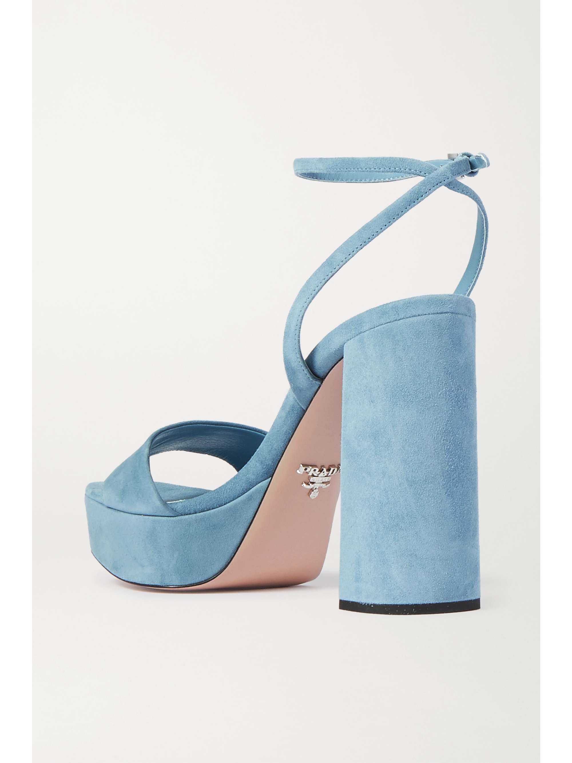 prada blue sandals