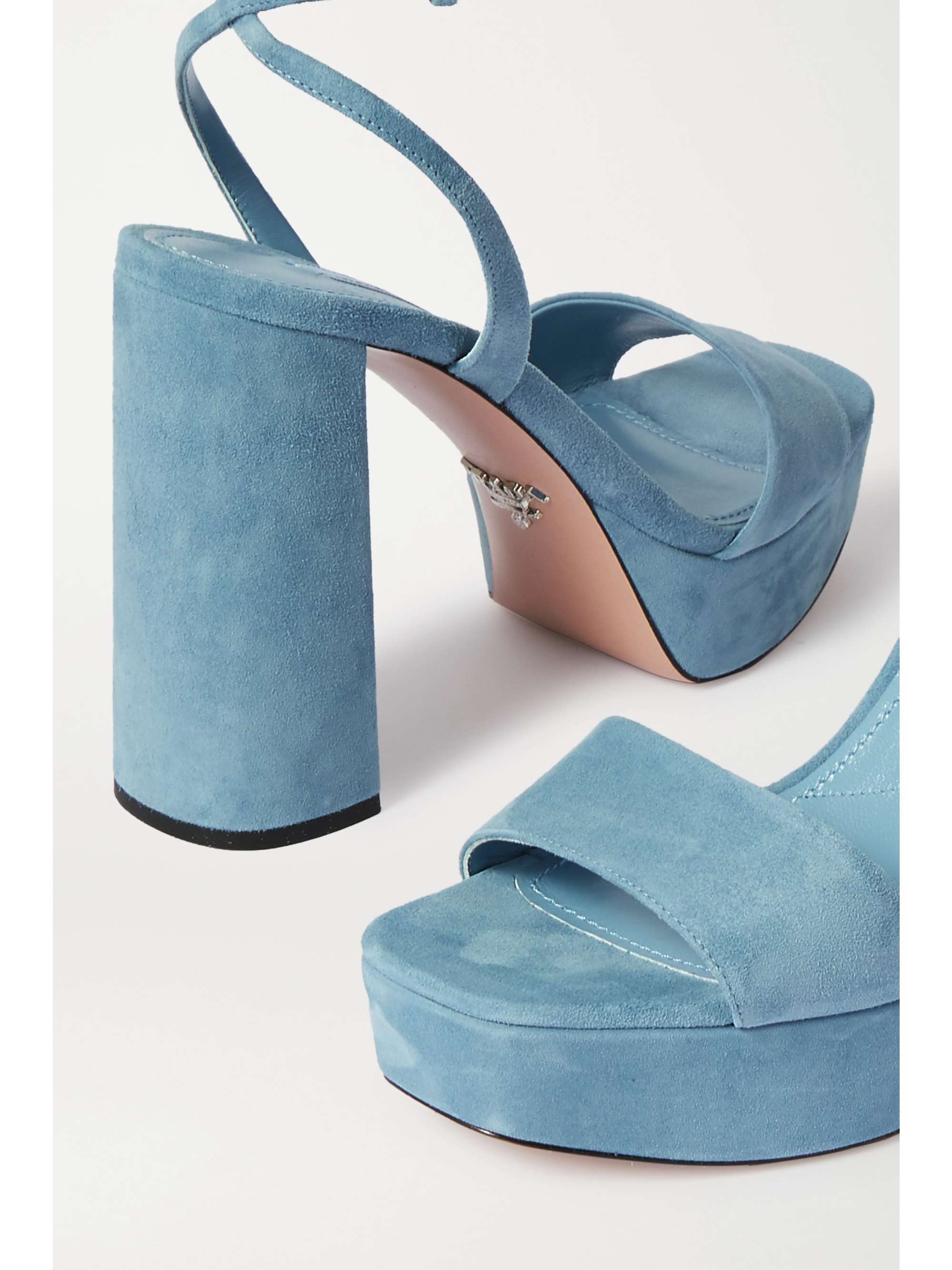 prada suede platform