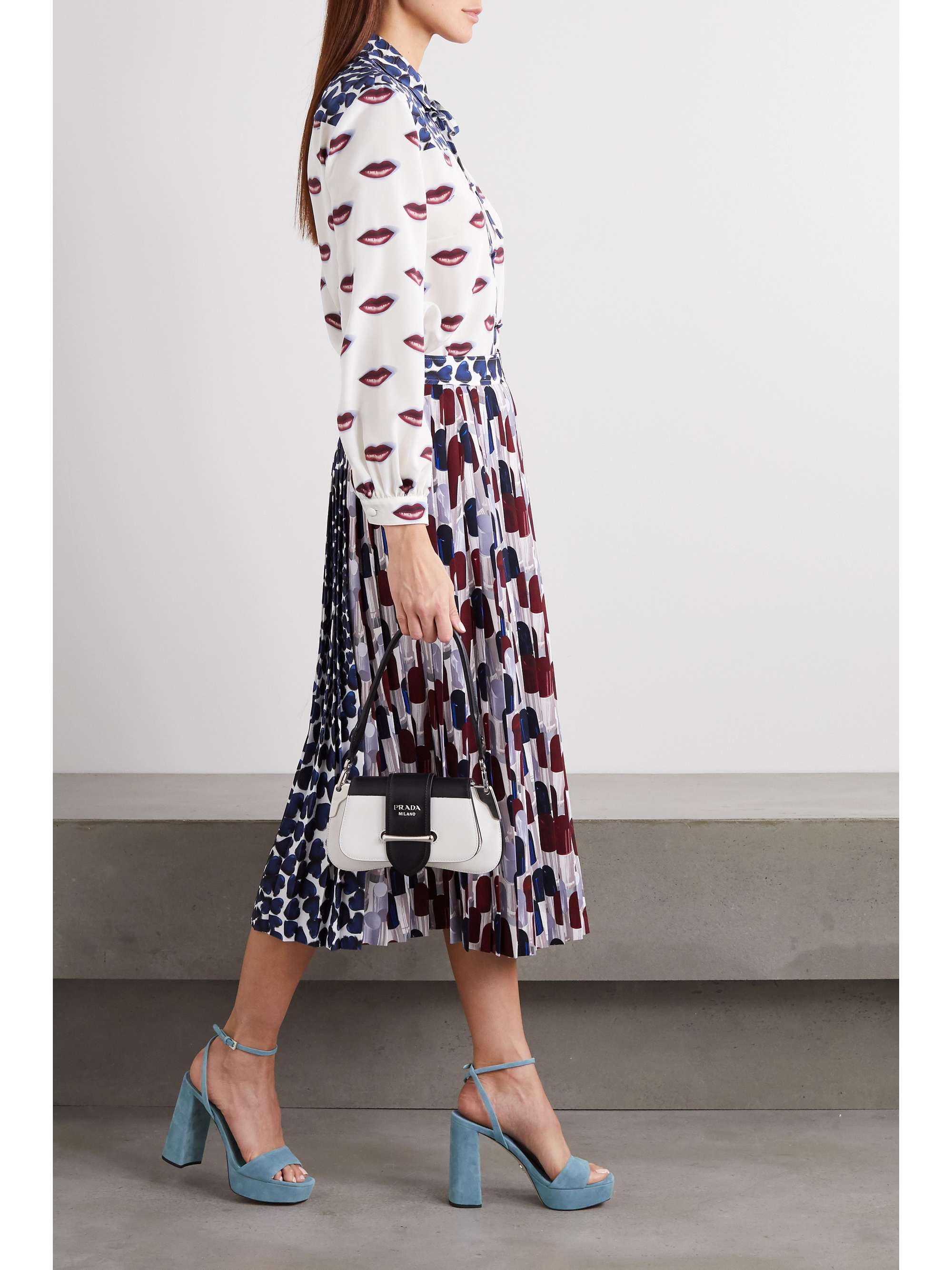 prada suede platform