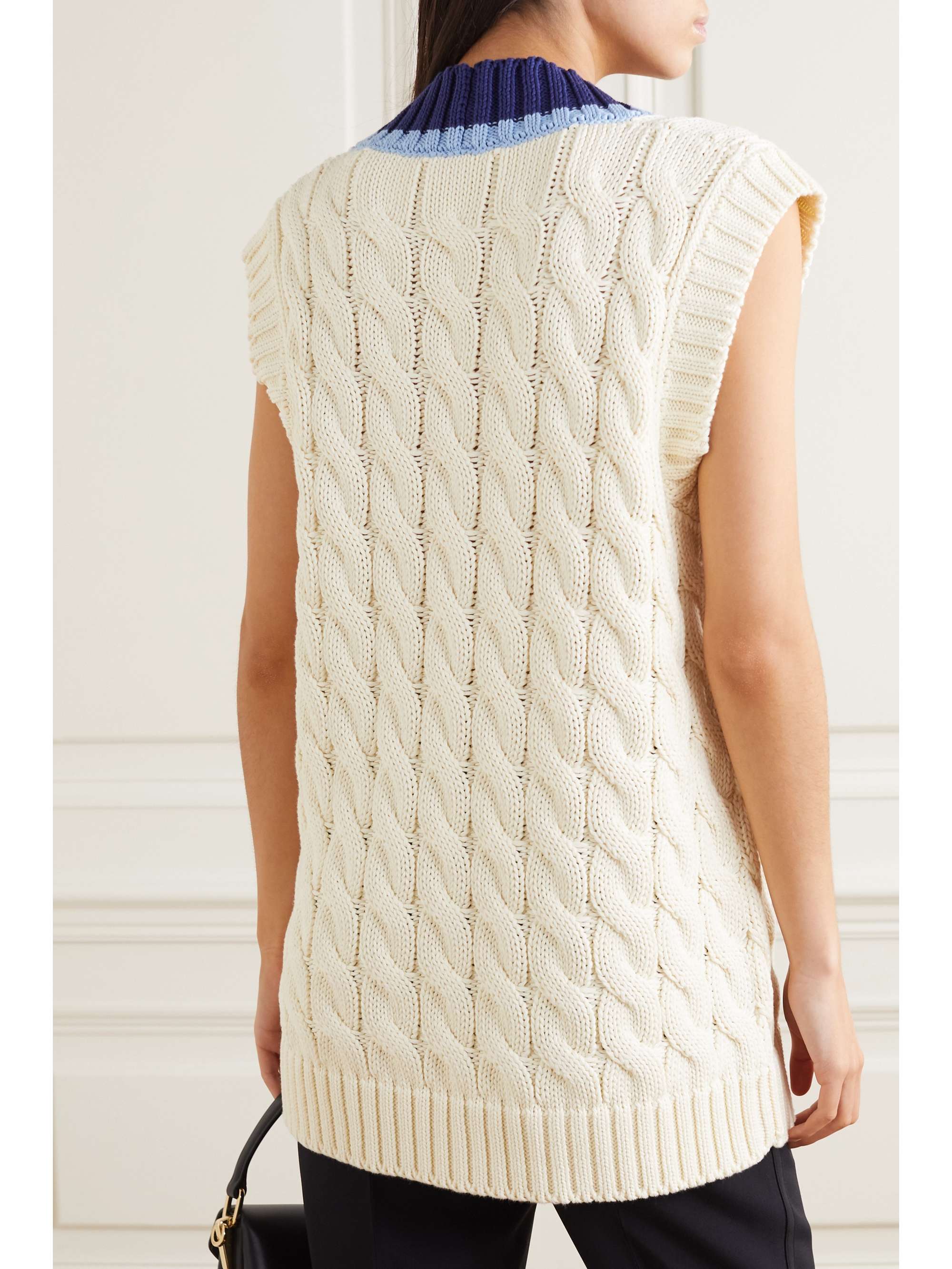 PRADA 15ss cashmere jacquard swaeter | corsoceram.com