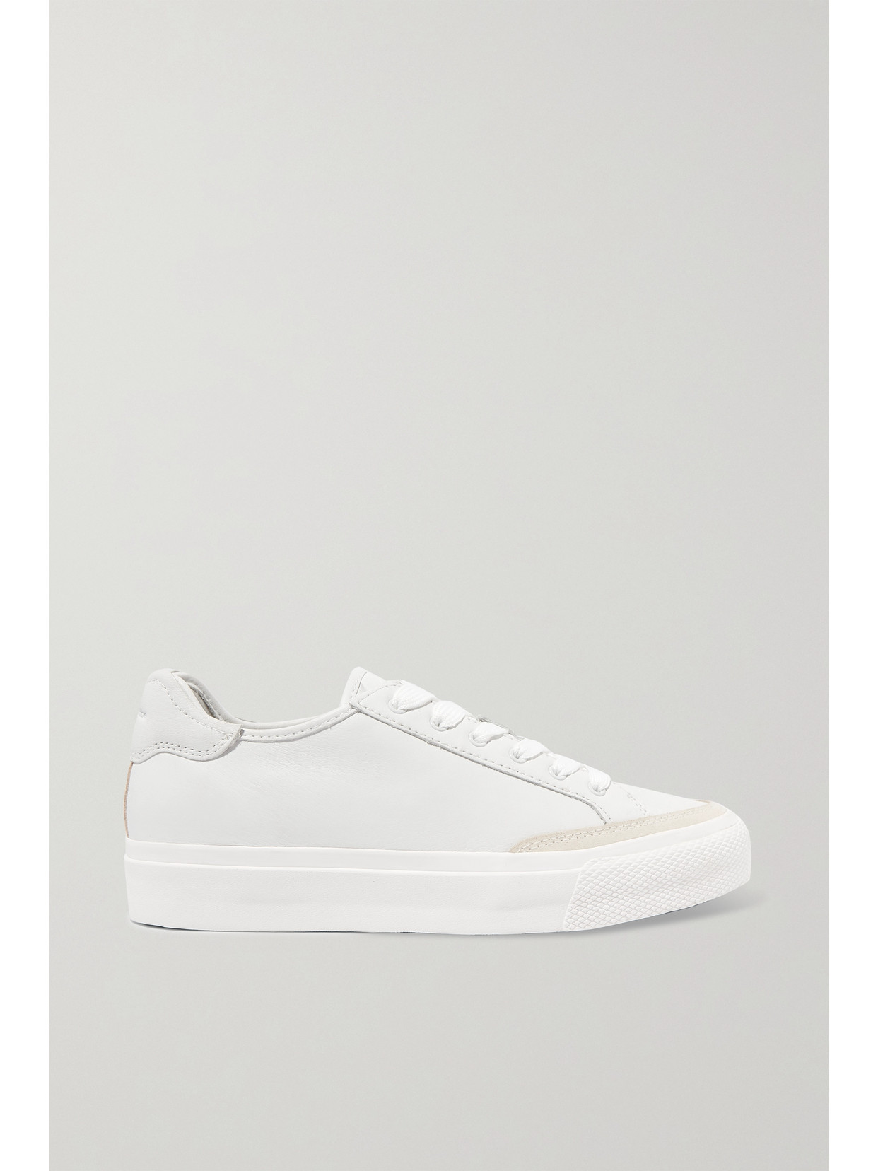 RAG & BONE ARMY SUEDE-TRIMMED LEATHER SNEAKERS